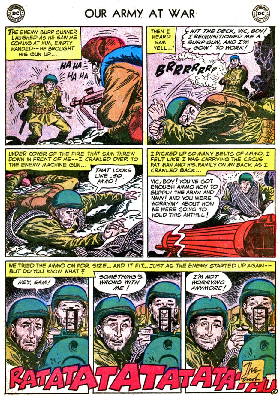 Read online Our Army at War (1952) comic -  Issue #57 - 32