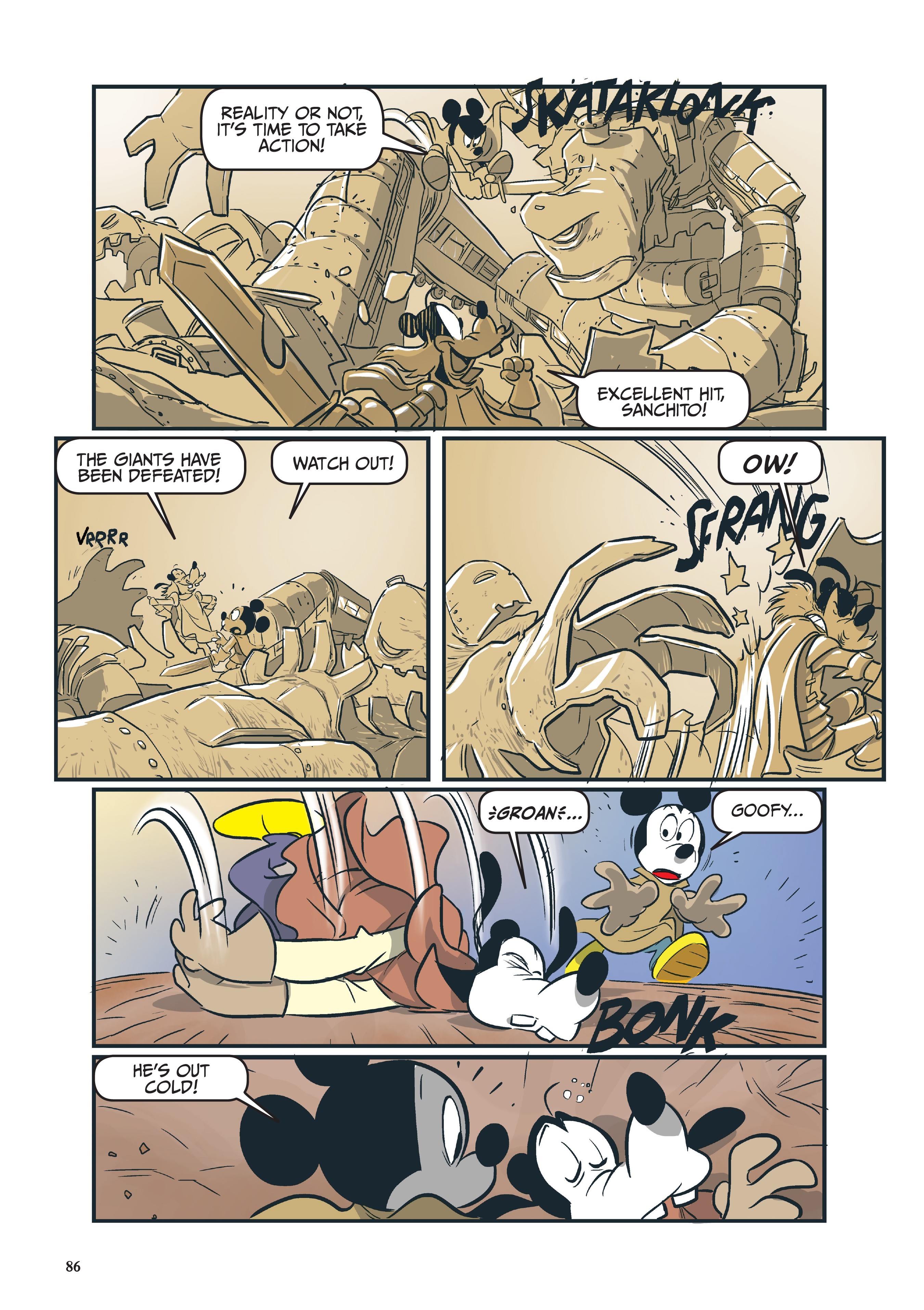 Read online Disney Don Quixote, Starring Goofy and Mickey Mouse comic -  Issue # TPB - 87
