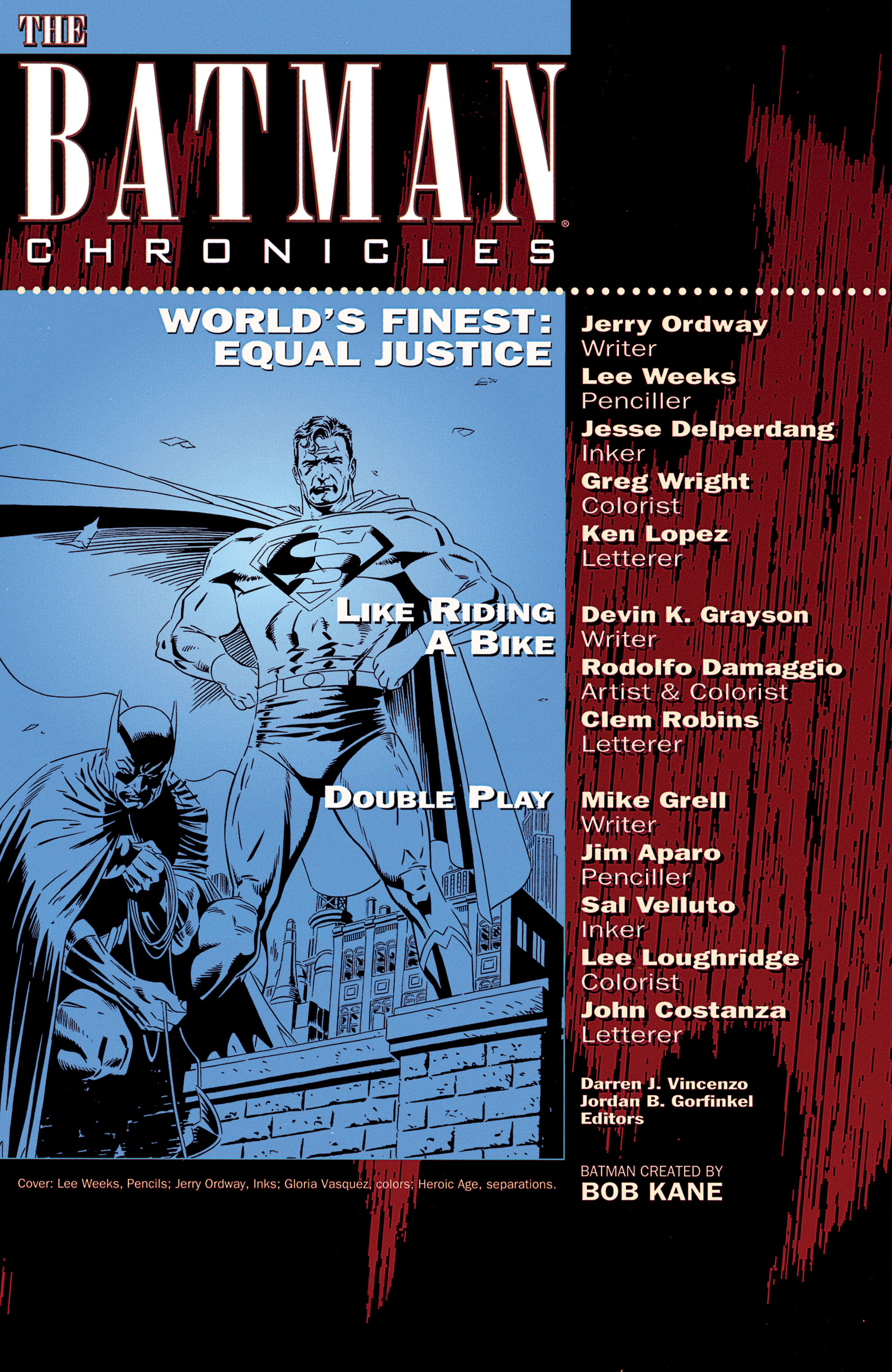 Read online The Batman Chronicles (1995) comic -  Issue #7 - 2