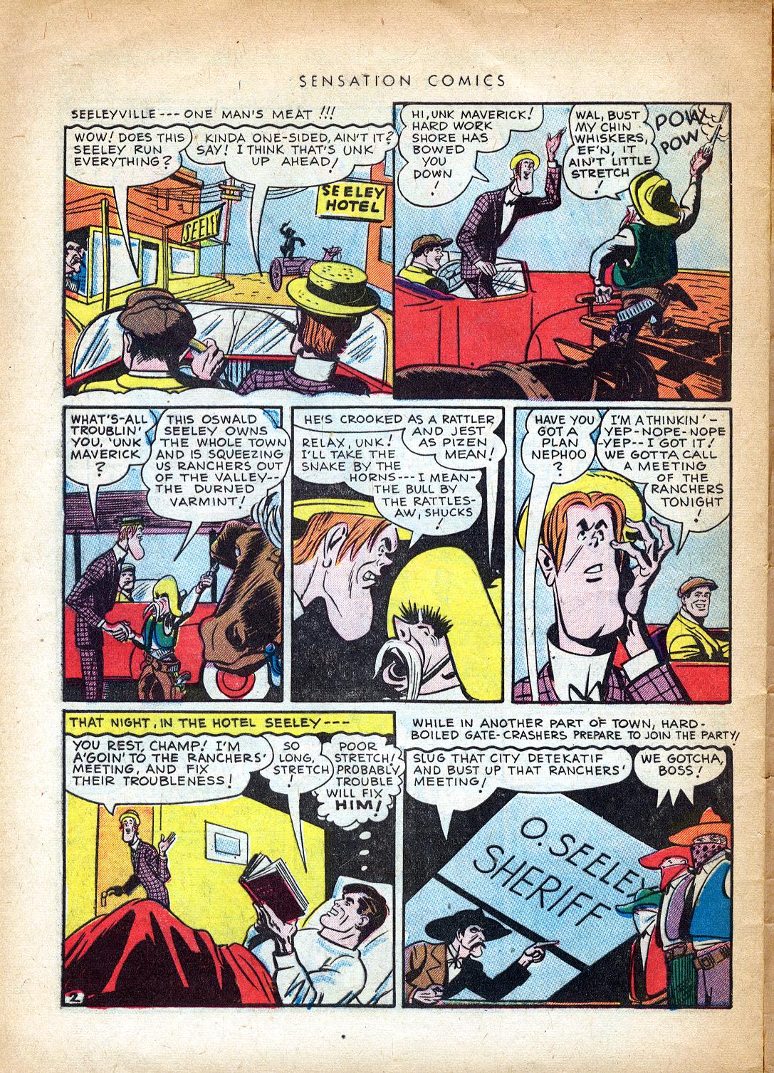 Read online Sensation (Mystery) Comics comic -  Issue #37 - 42