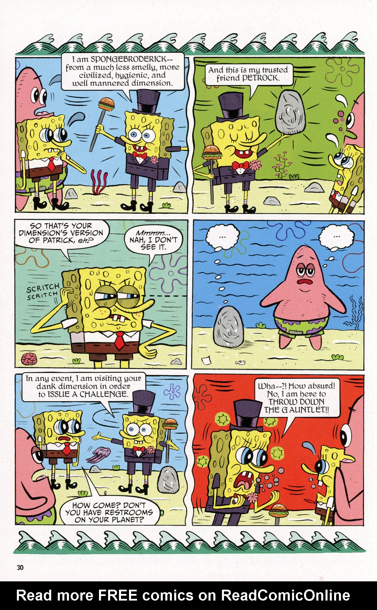 Read online SpongeBob Comics comic -  Issue #66 - 32