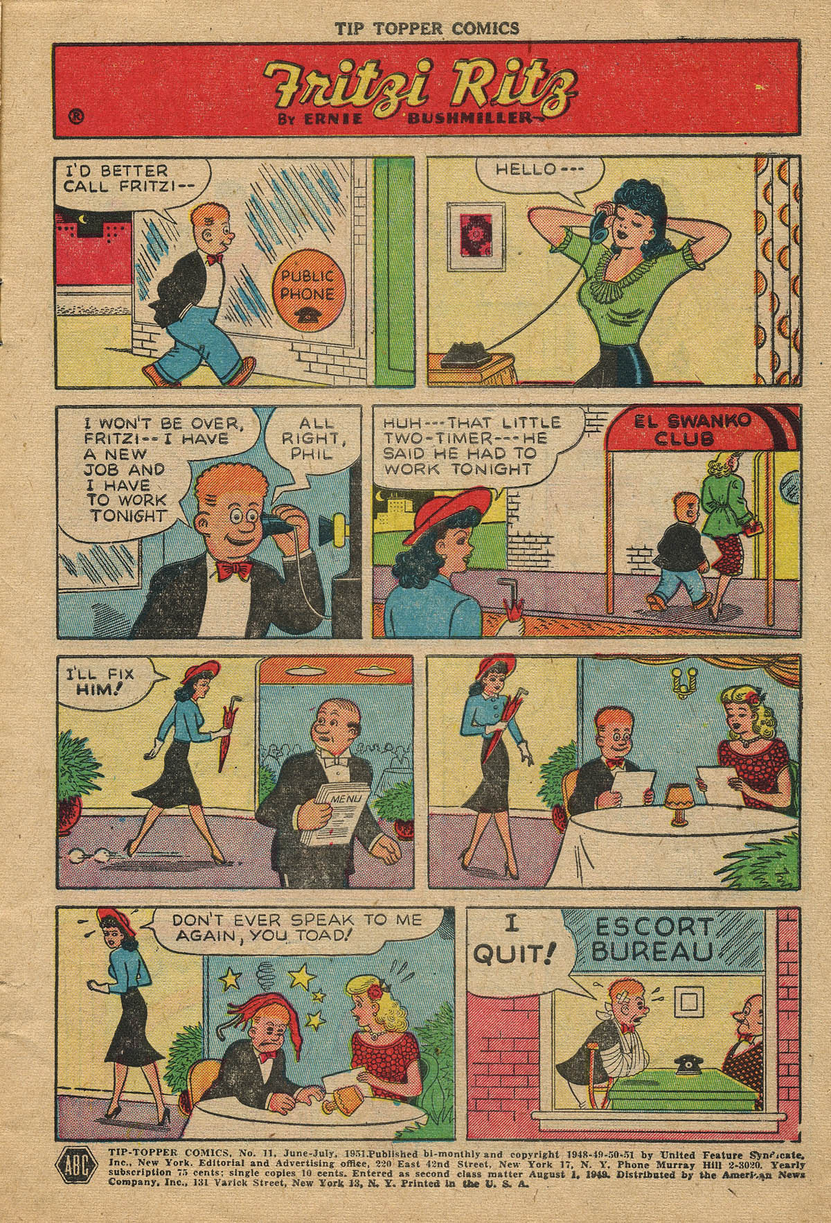 Read online Tip Topper Comics comic -  Issue #11 - 3