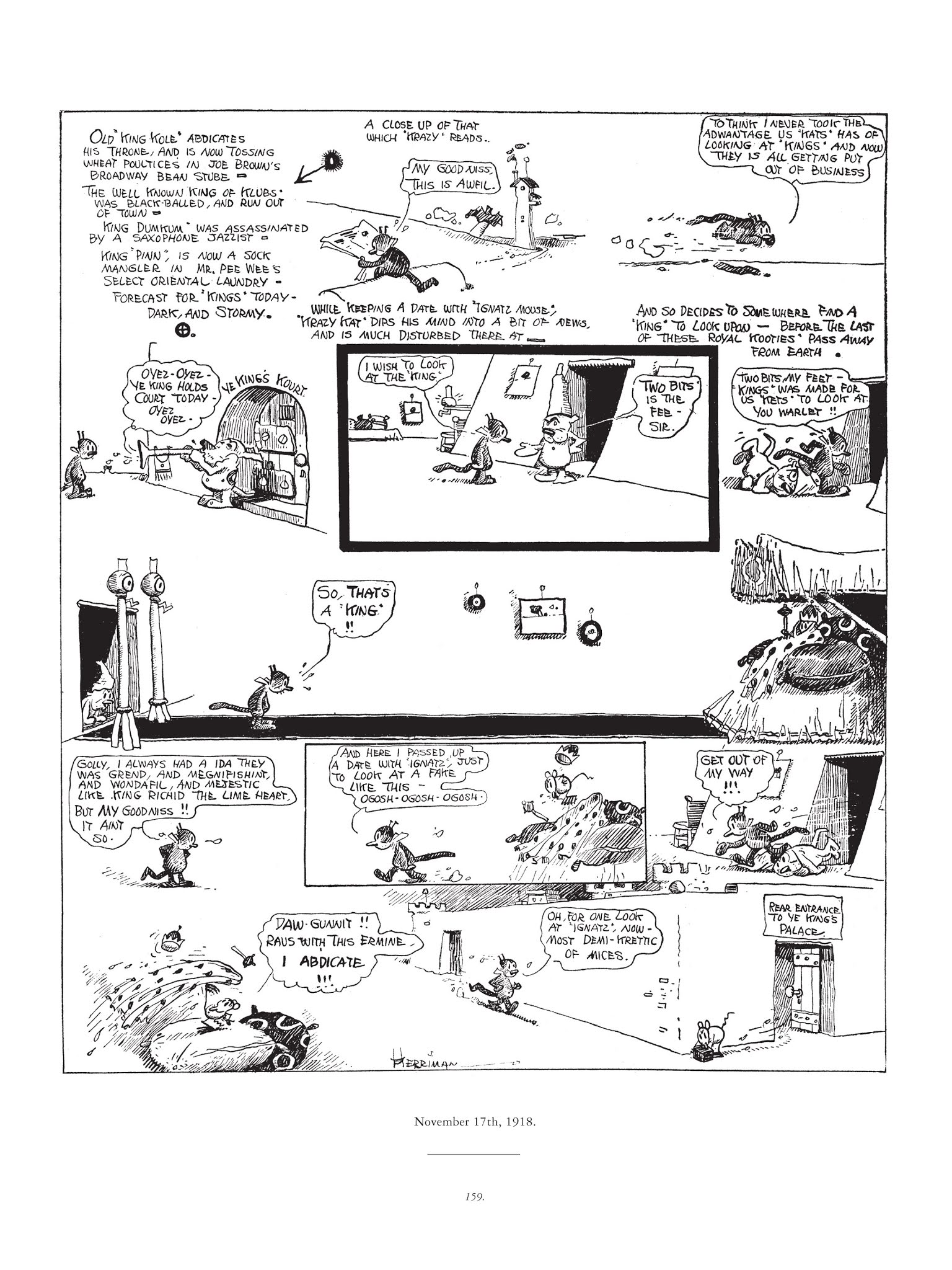 Read online Krazy & Ignatz comic -  Issue # TPB 1 - 159