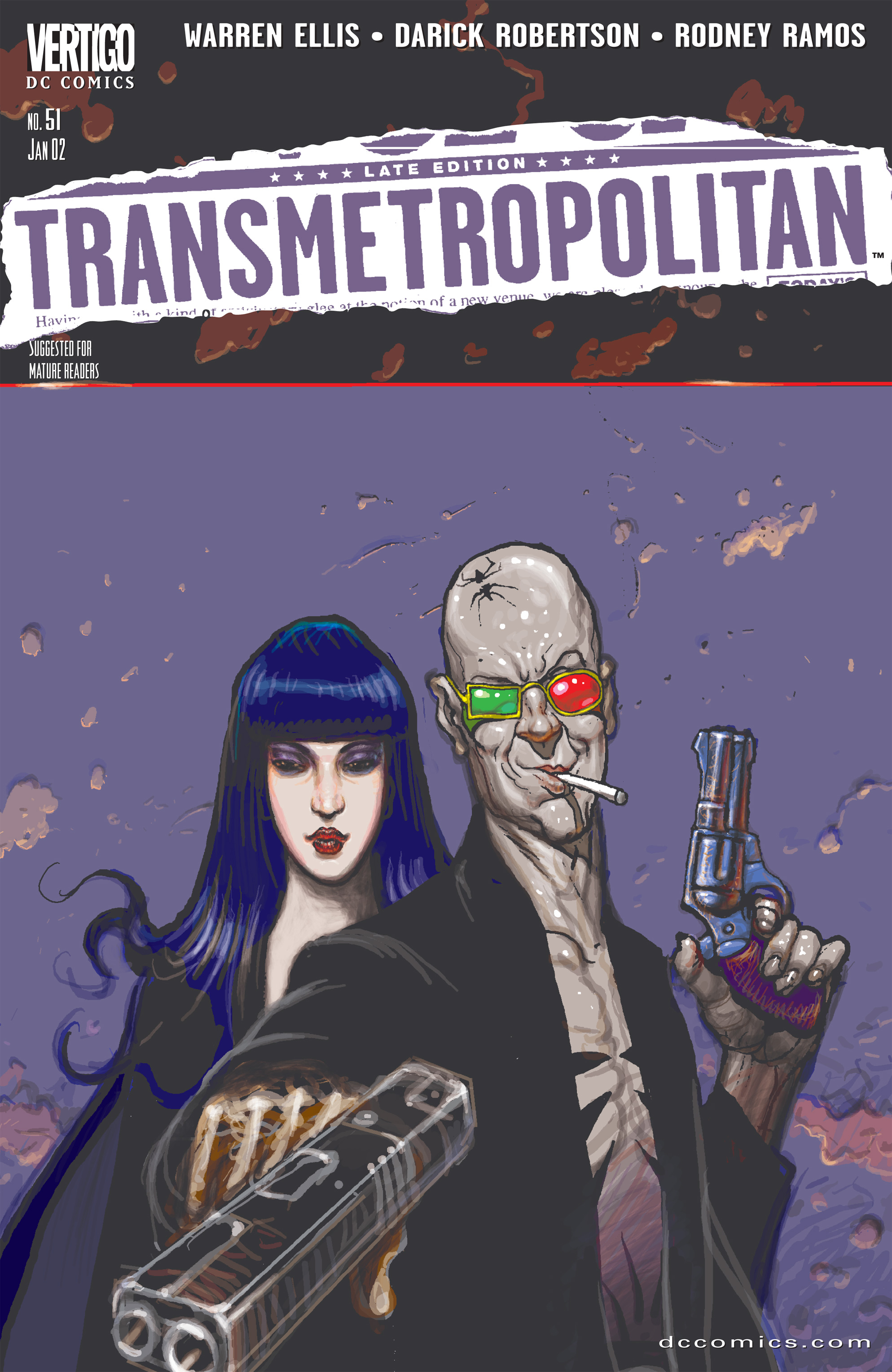 Read online Transmetropolitan comic -  Issue #51 - 1