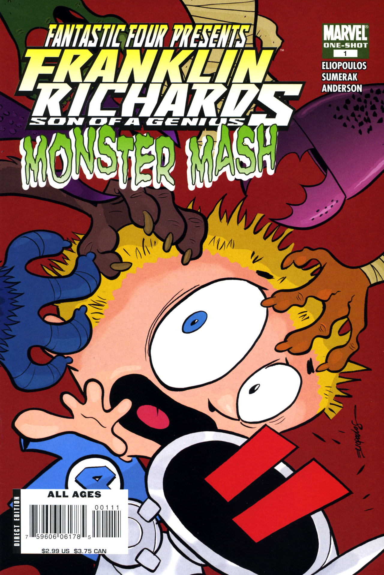 Read online Franklin Richards: Monster Mash comic -  Issue # Full - 1