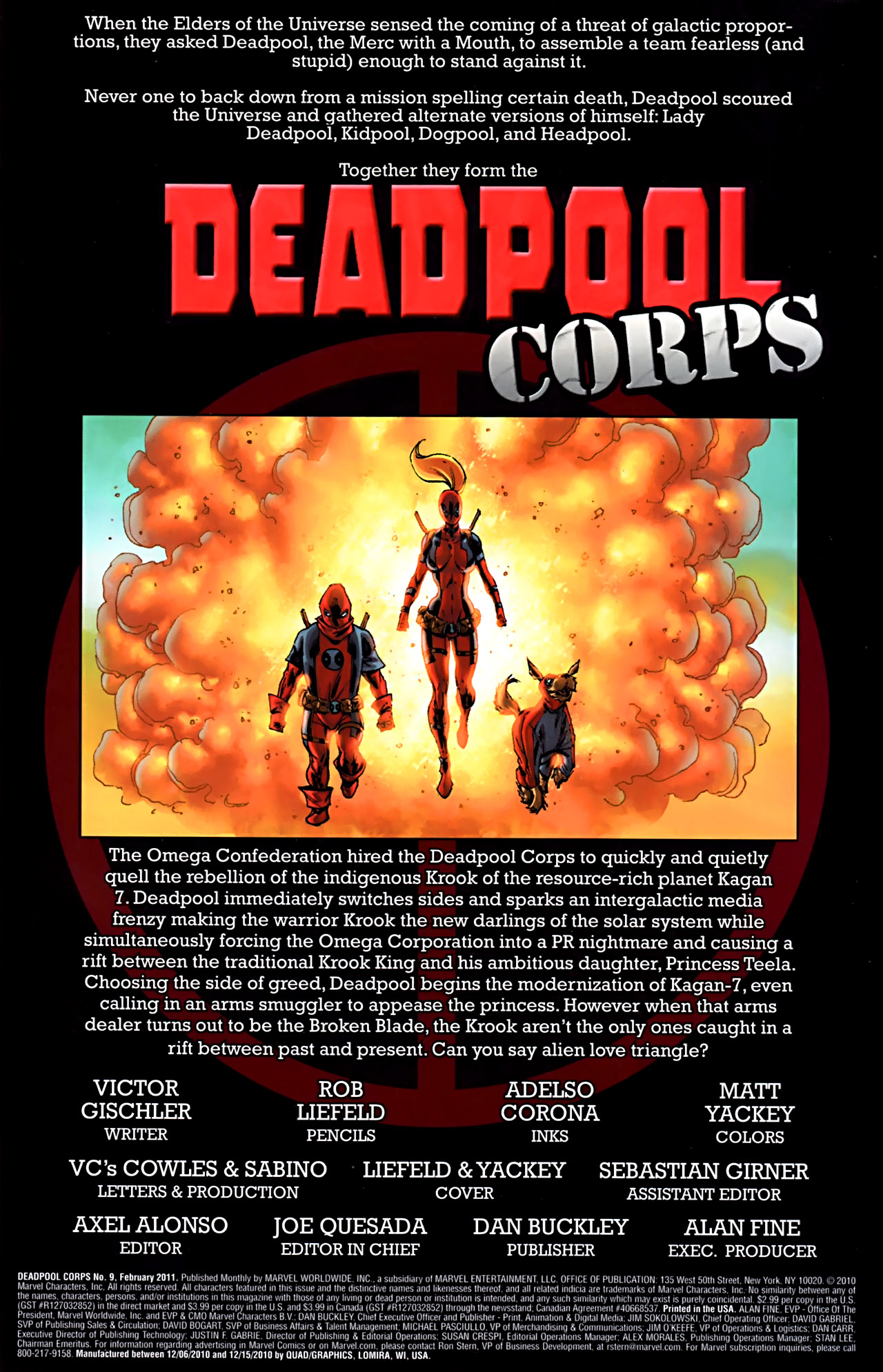 Read online Deadpool Corps (2010) comic -  Issue #9 - 2