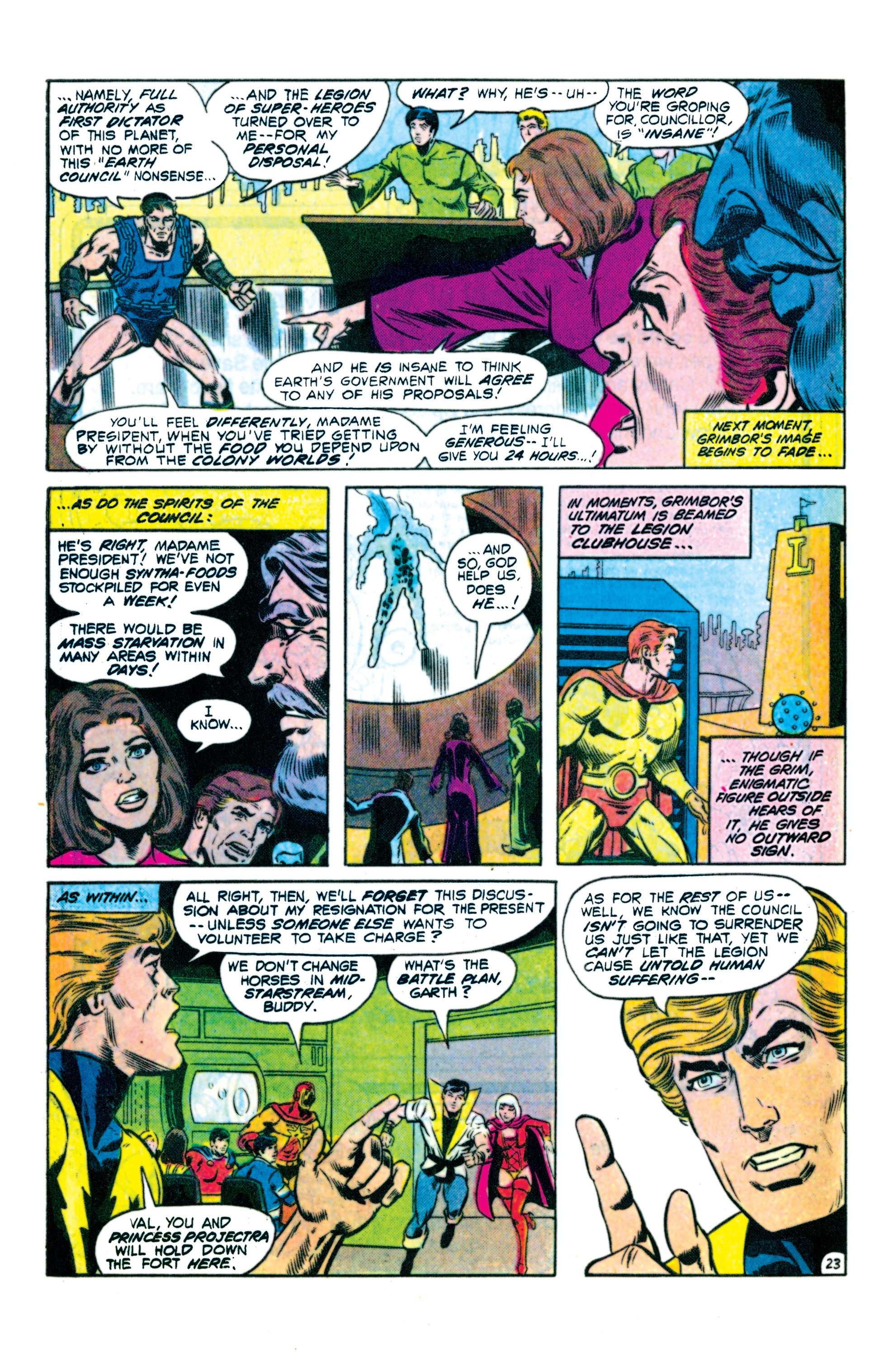 Read online Legion of Super-Heroes (1980) comic -  Issue #277 - 24