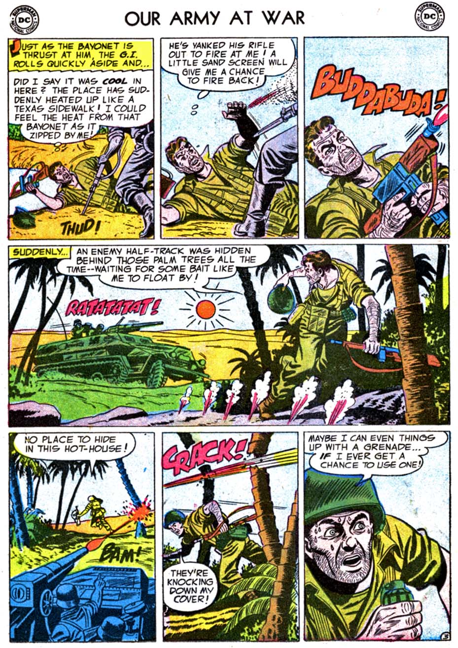Read online Our Army at War (1952) comic -  Issue #36 - 14