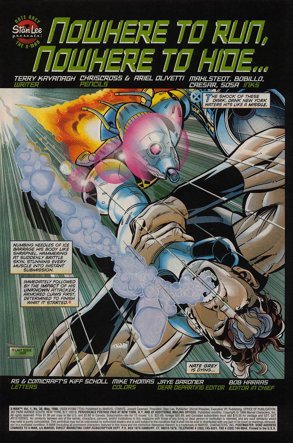 Read online X-Man comic -  Issue #38 - 2