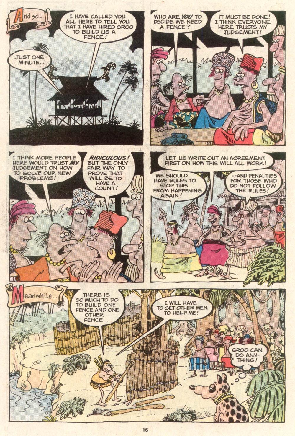 Read online Sergio Aragonés Groo the Wanderer comic -  Issue #55 - 16