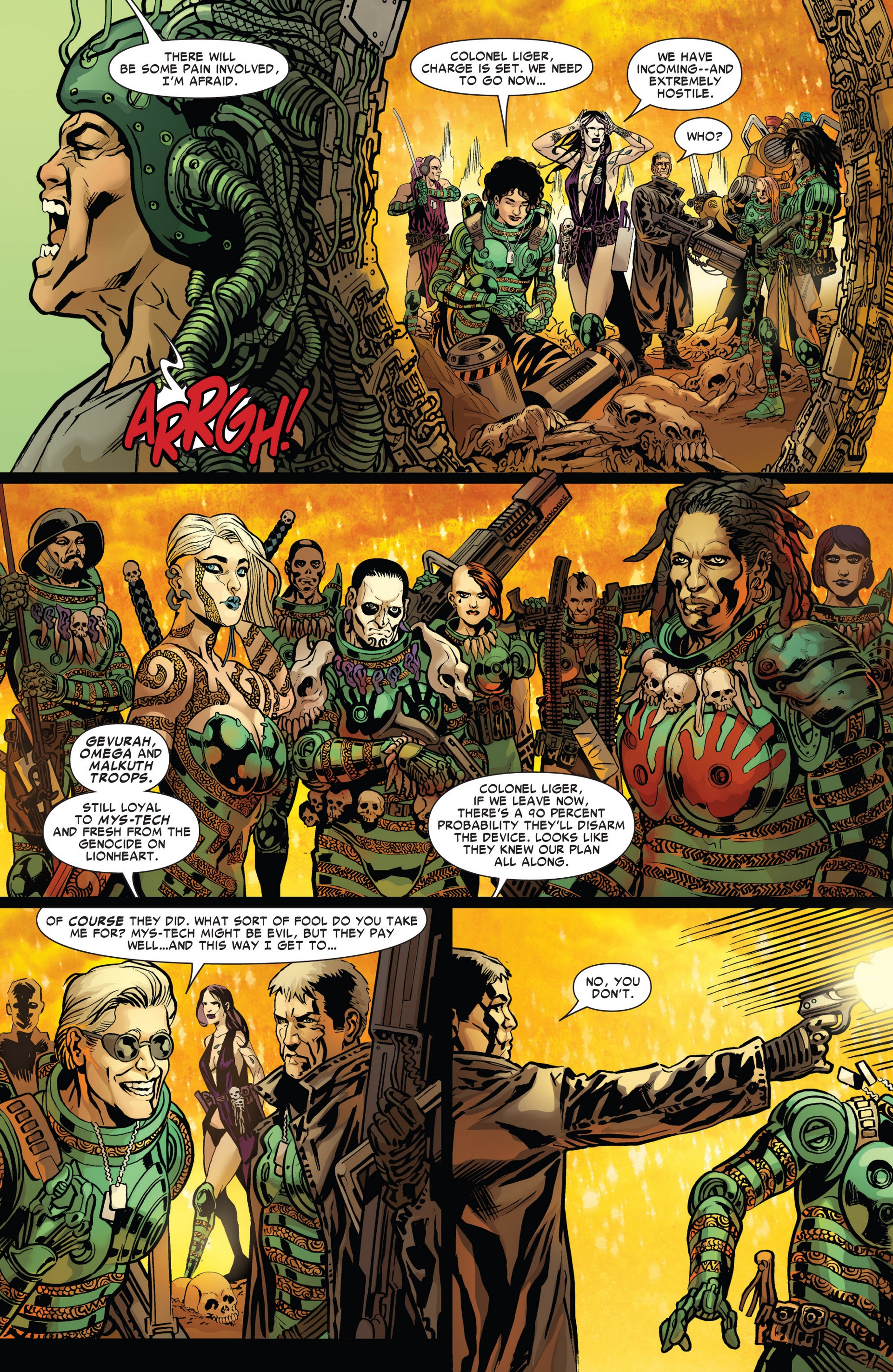 Read online Revolutionary War: Warheads comic -  Issue # Full - 9
