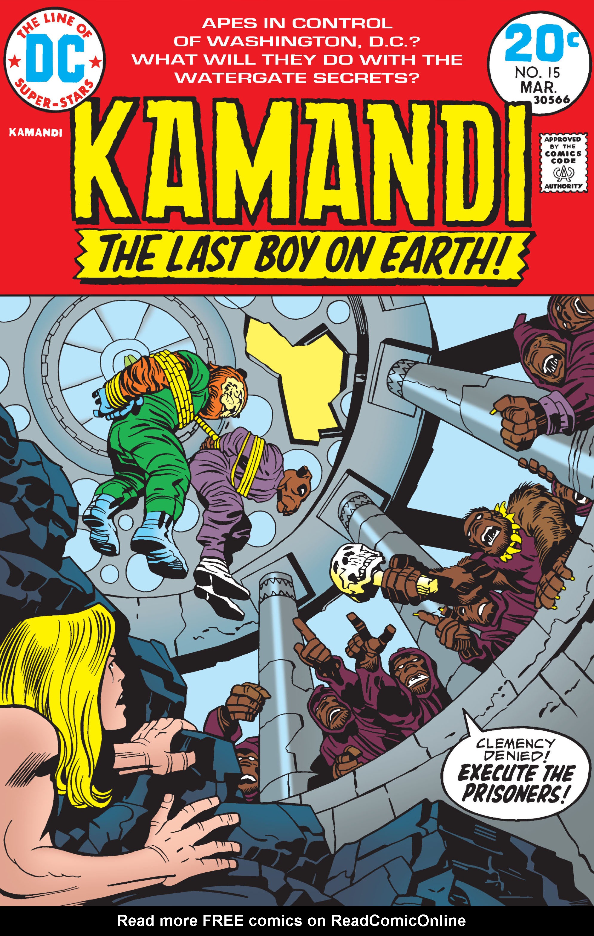 Read online Kamandi, The Last Boy On Earth comic -  Issue #15 - 1