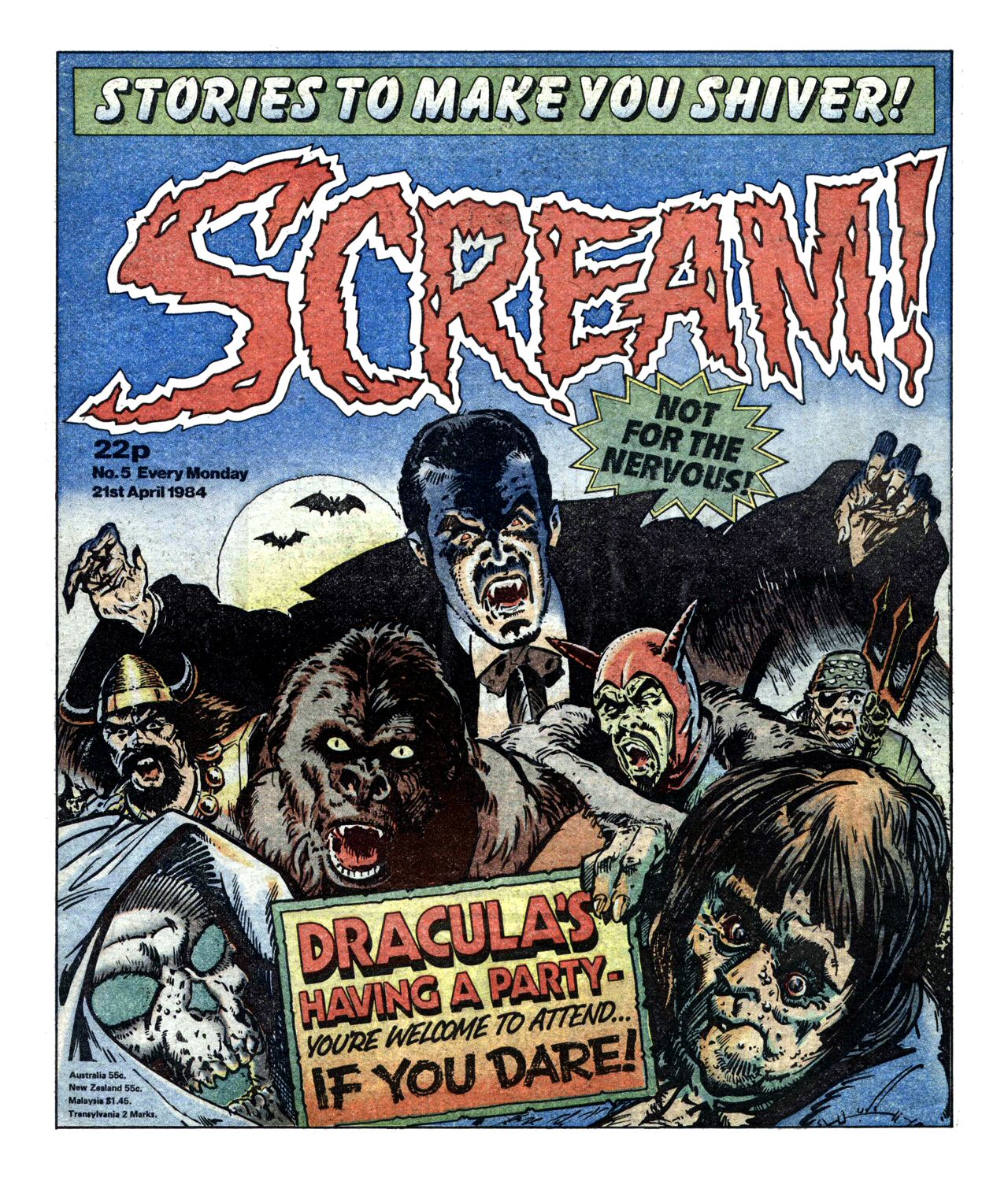 Read online Scream! (1984) comic -  Issue #5 - 1