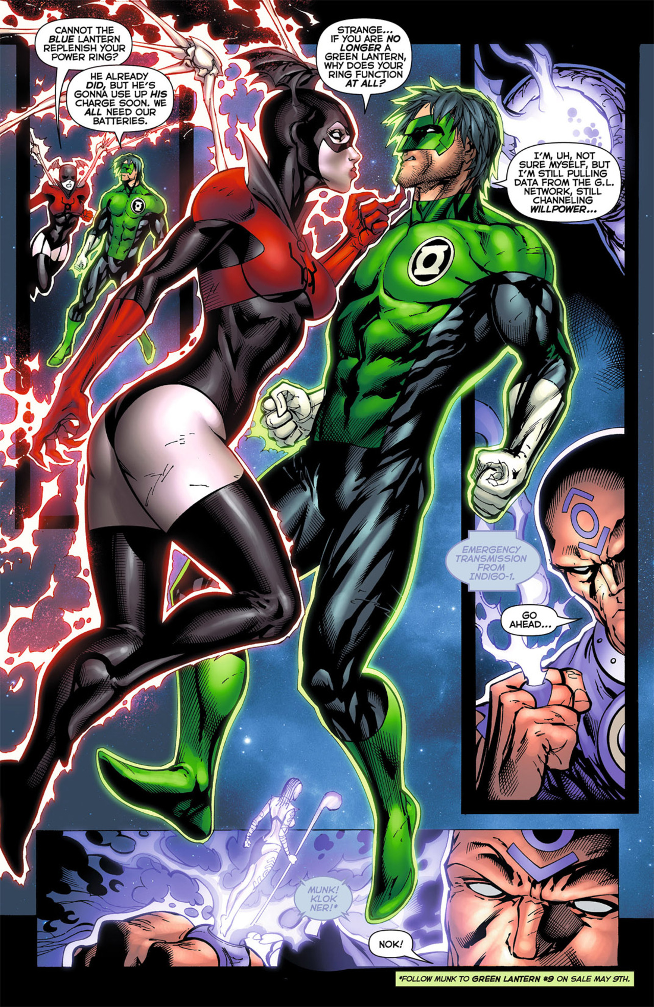 Read online Green Lantern: New Guardians comic -  Issue #8 - 9