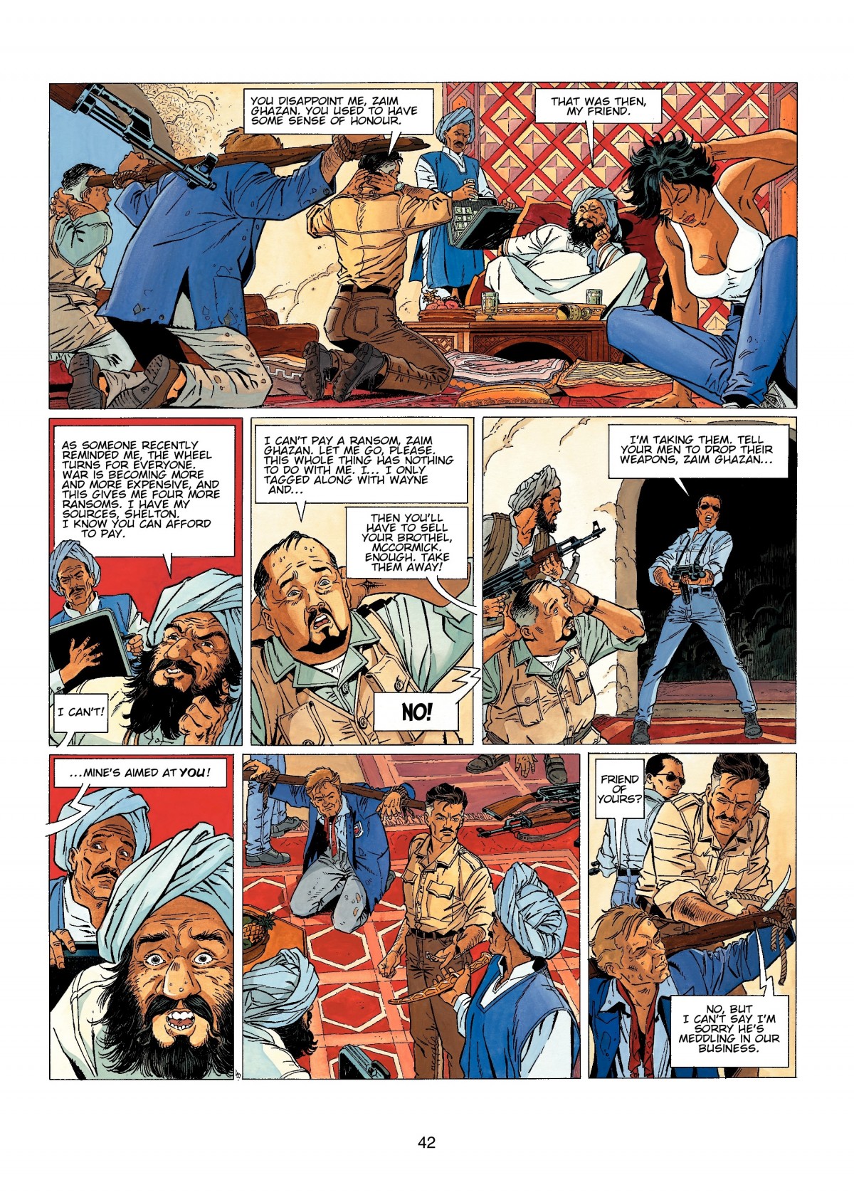 Read online Wayne Shelton comic -  Issue #1 - 42