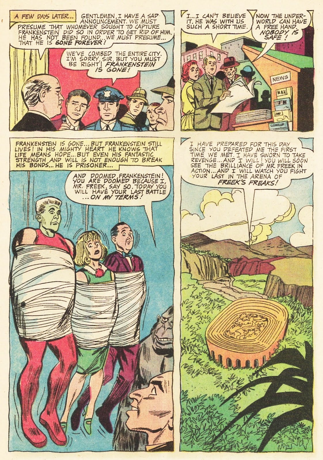 Read online Frankenstein (1964) comic -  Issue #4 - 12