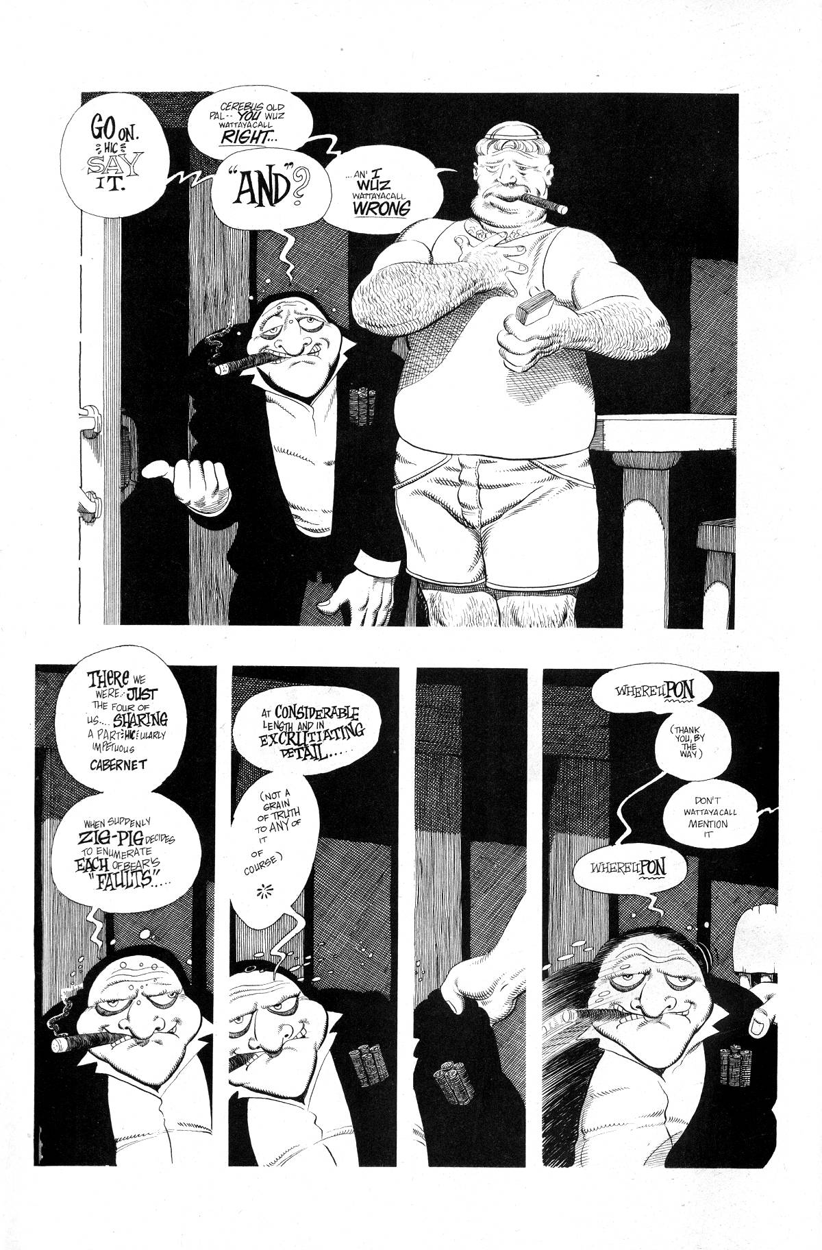 Read online Cerebus comic -  Issue #231 - 4