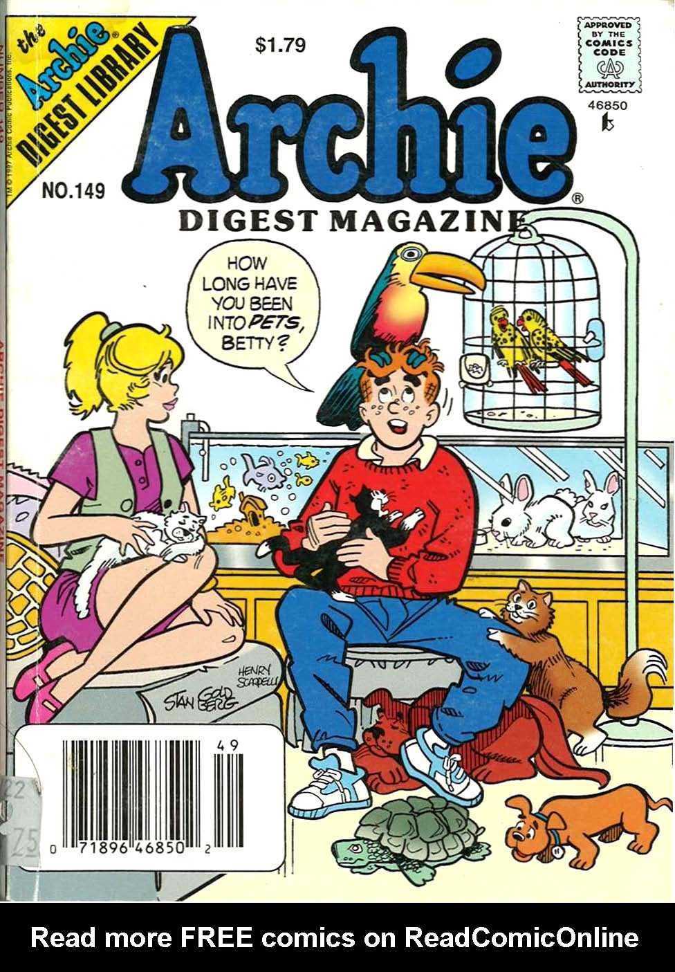 Archie Digest Magazine issue 149 - Page 1