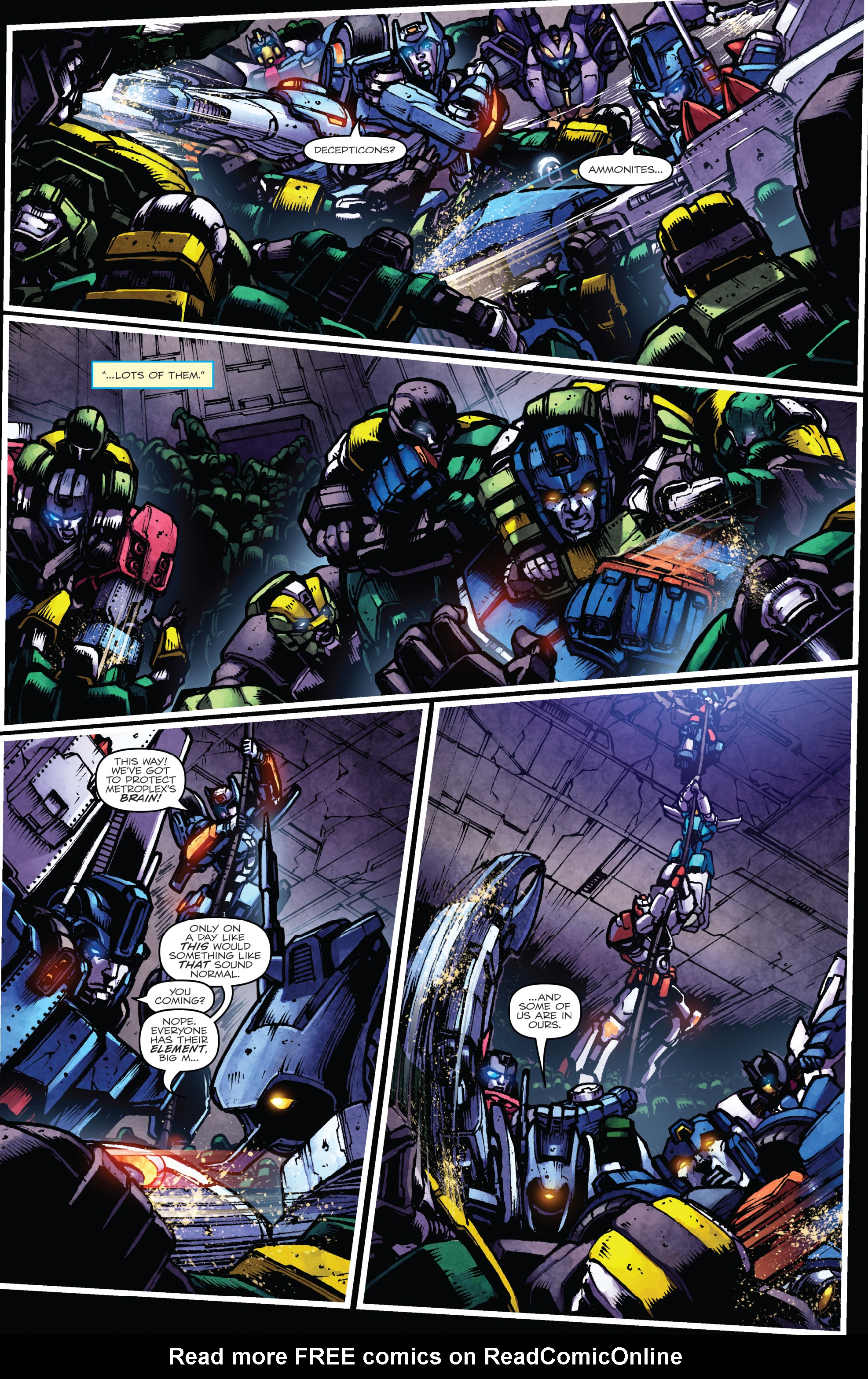 Read online The Transformers: Dark Cybertron Finale comic -  Issue # Full - 36