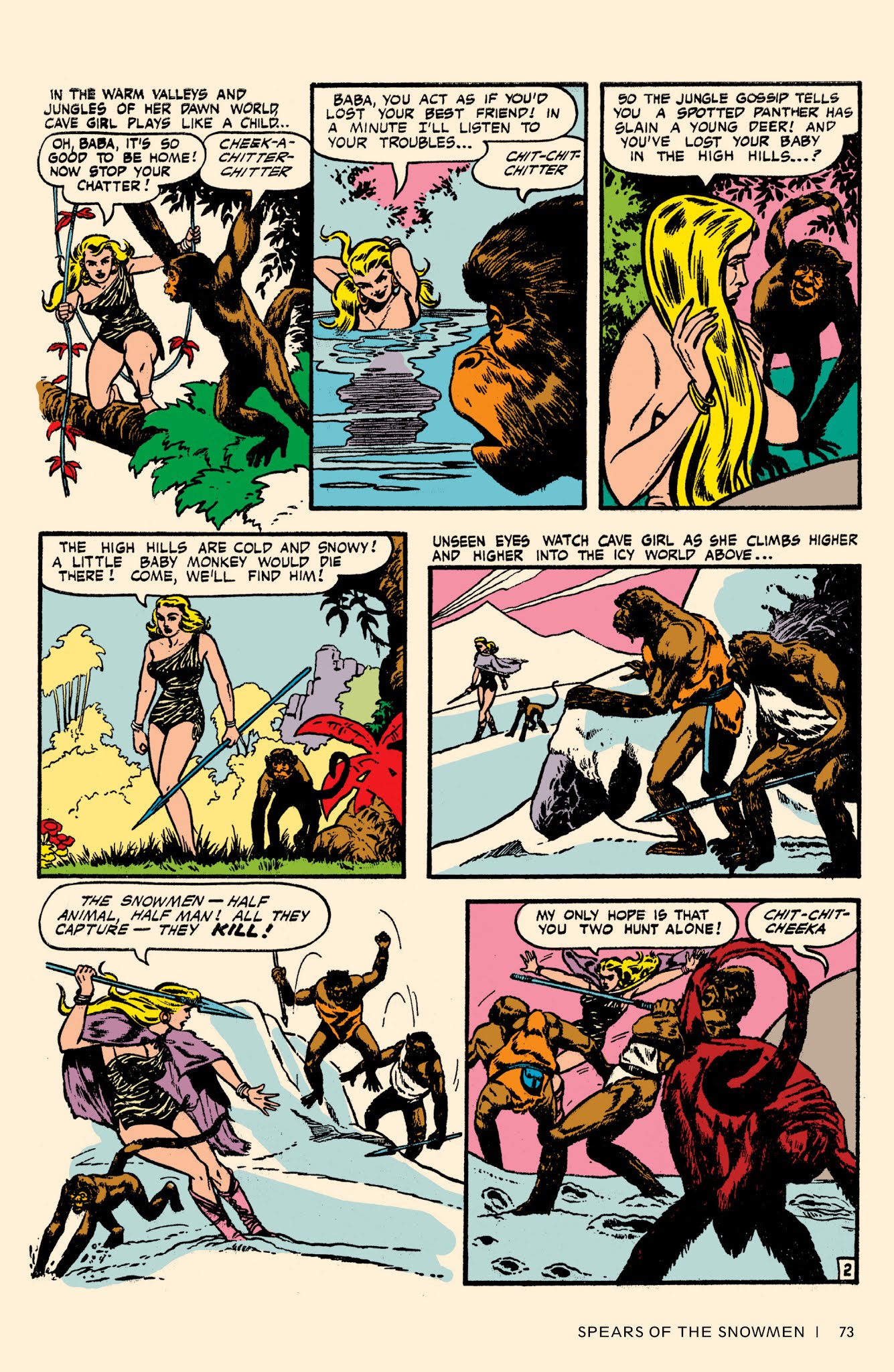 Read online Bob Powell's Complete Cave Girl comic -  Issue # TPB (Part 1) - 74