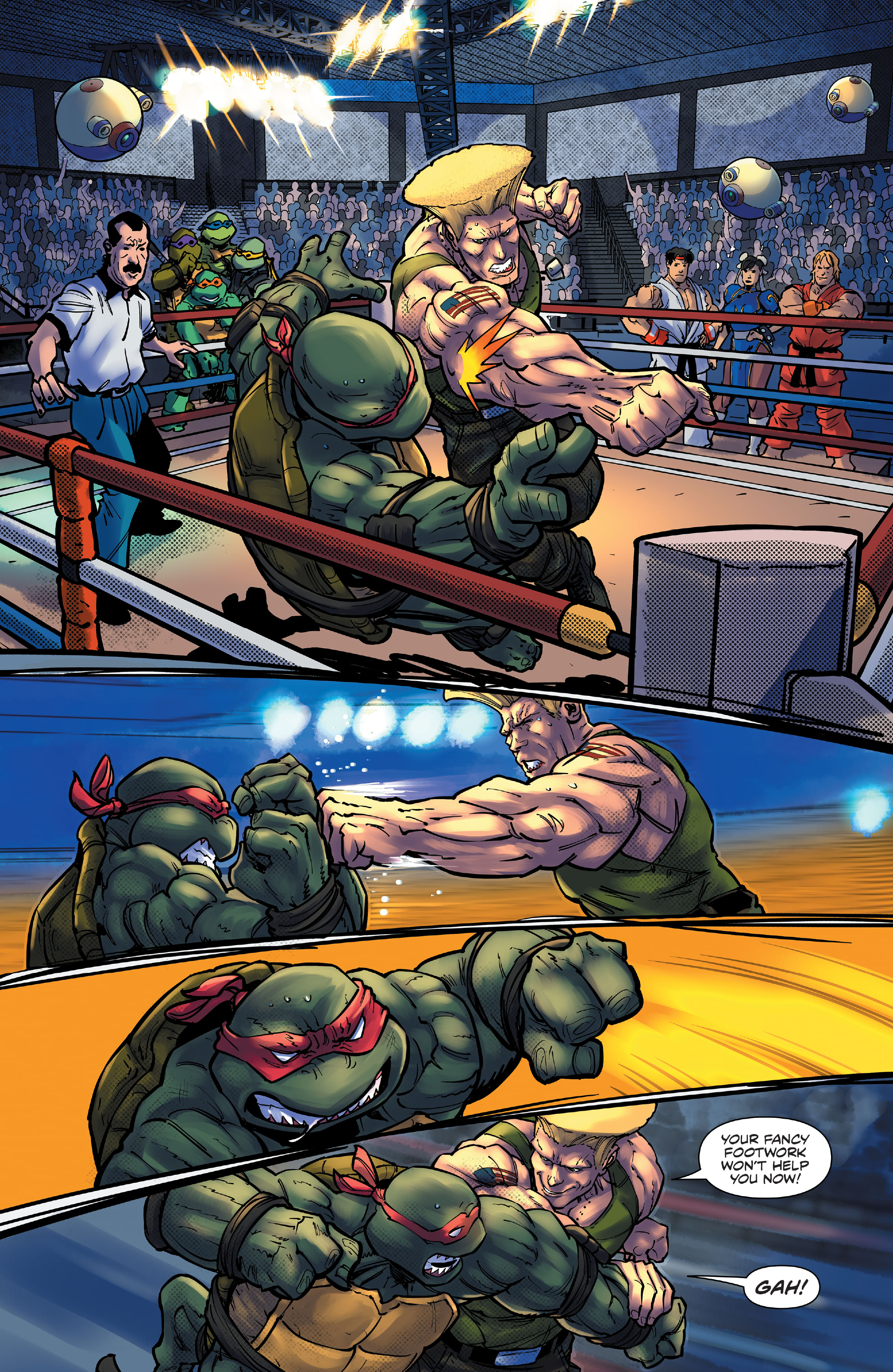 Read online Teenage Mutant Ninja Turtles vs. Street Fighter comic -  Issue #1 - 4