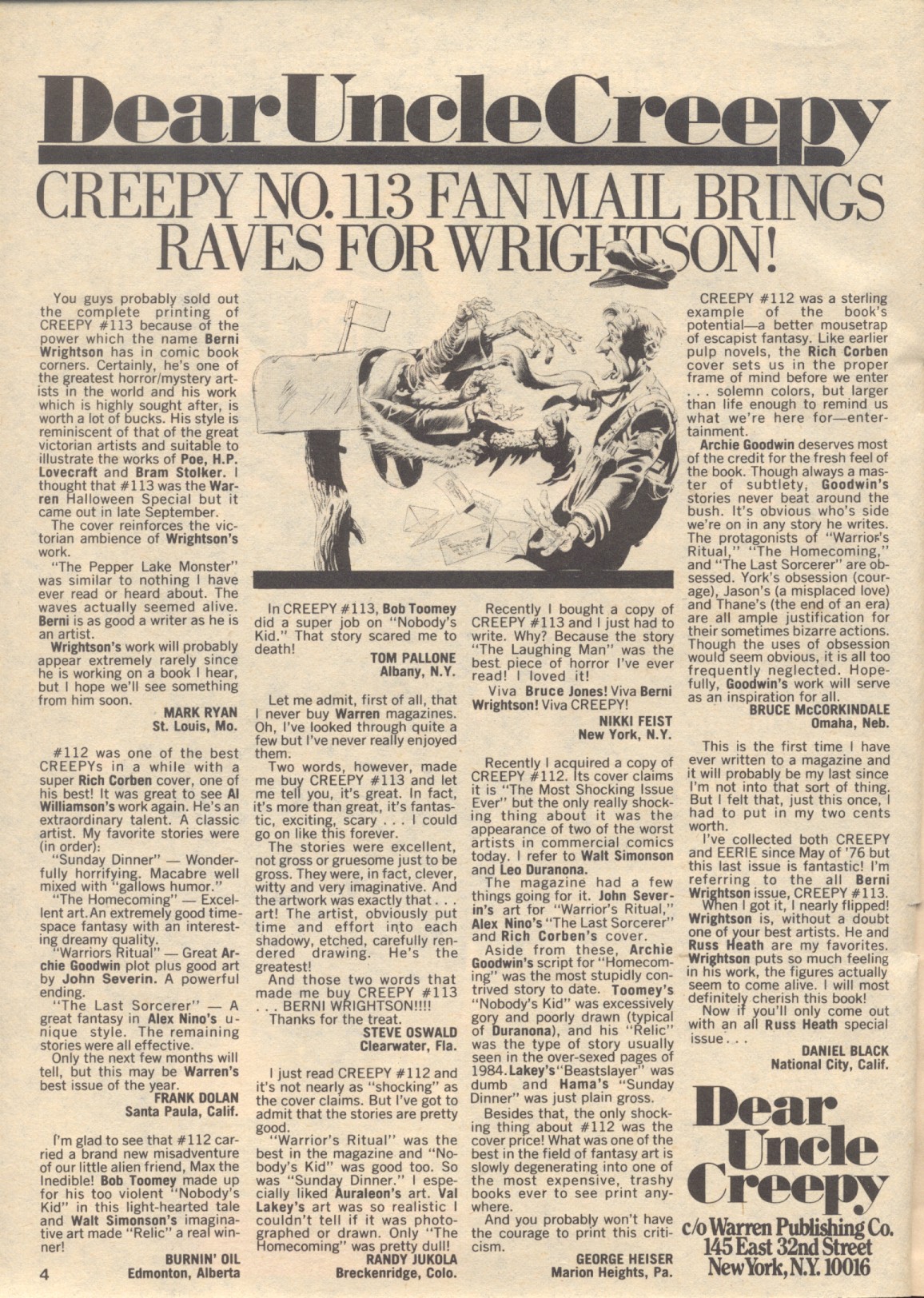 Read online Creepy (1964) comic -  Issue #115 - 4