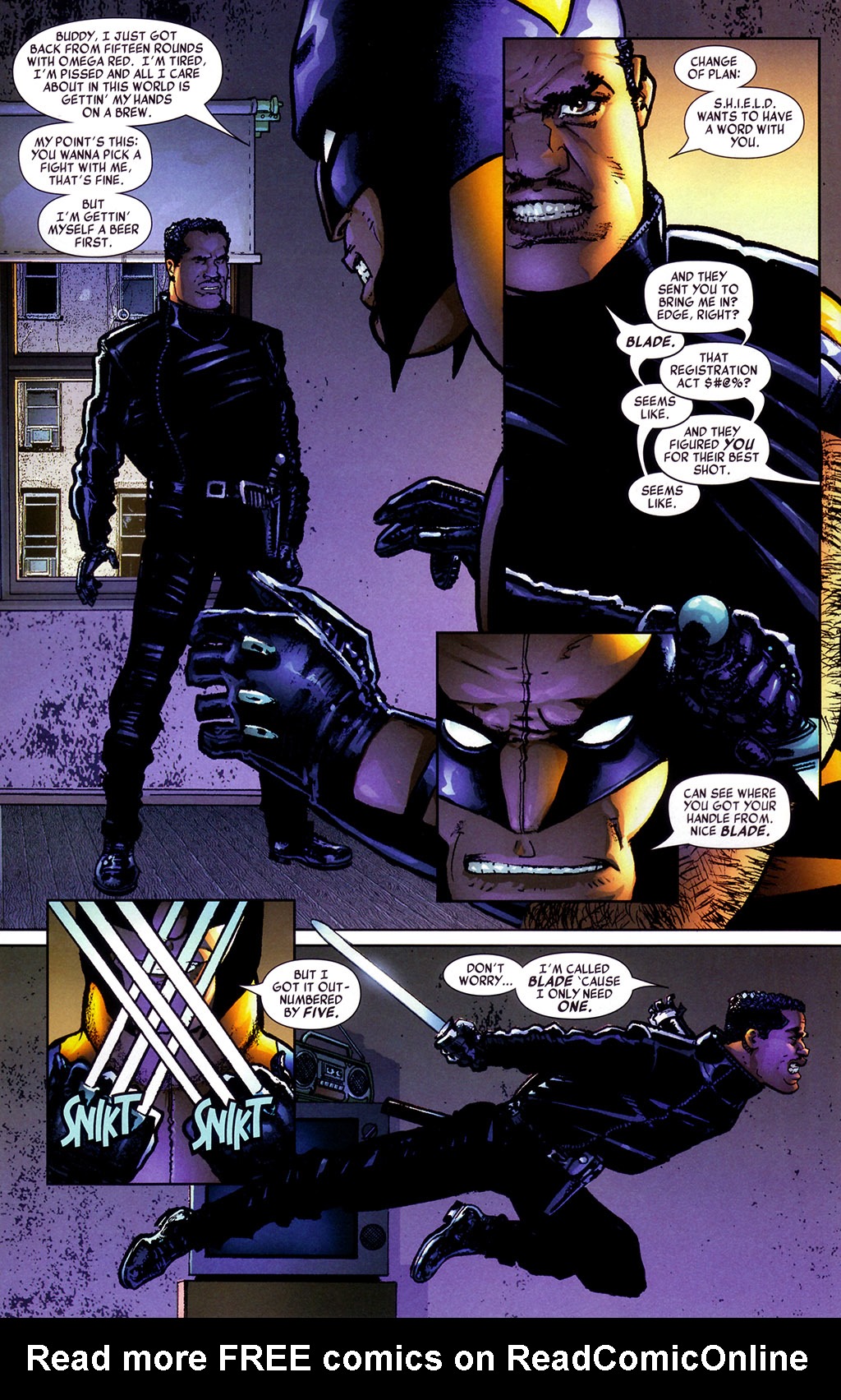 Read online Blade (2006) comic -  Issue #5 - 15