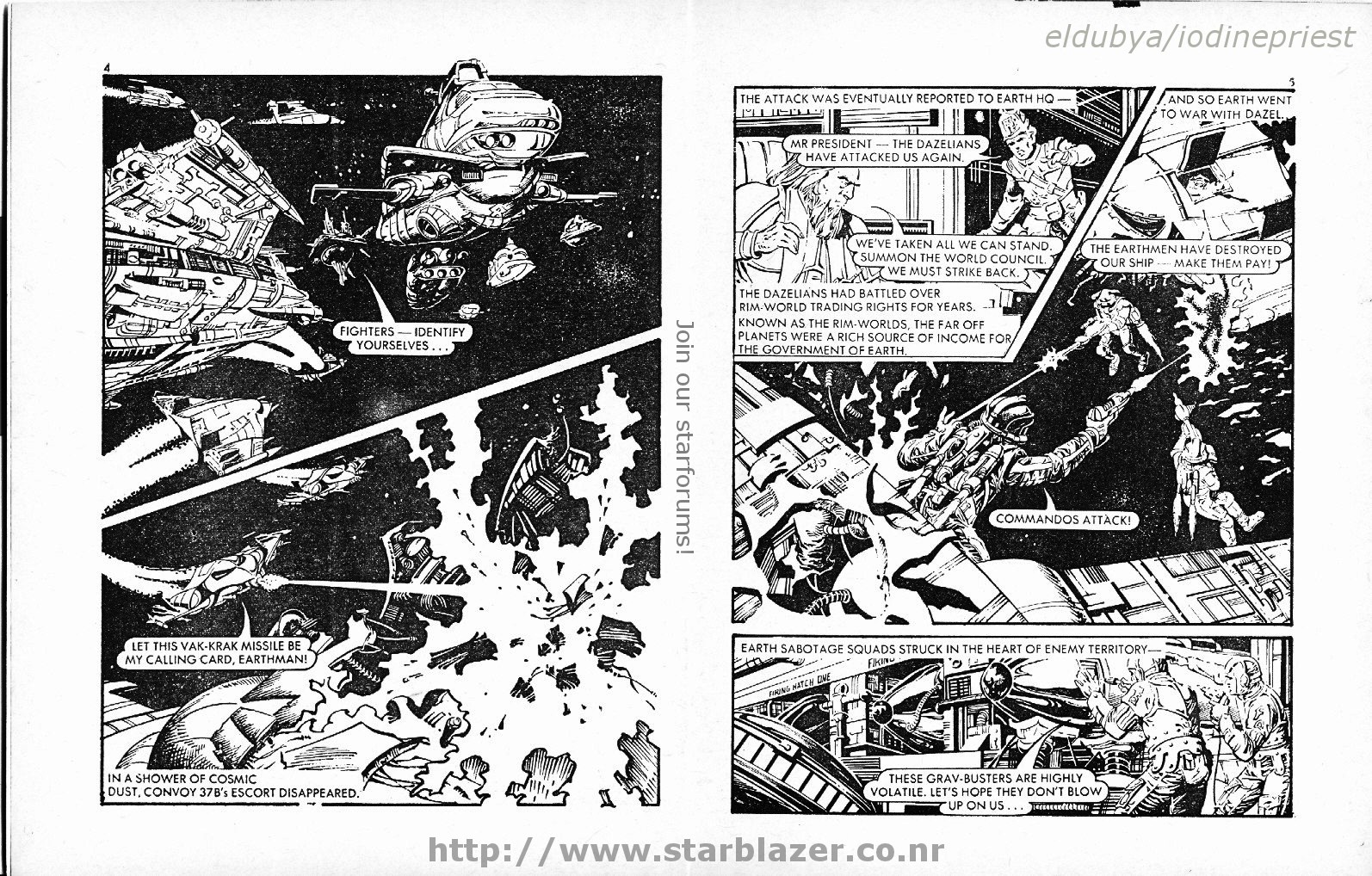 Read online Starblazer comic -  Issue #138 - 4