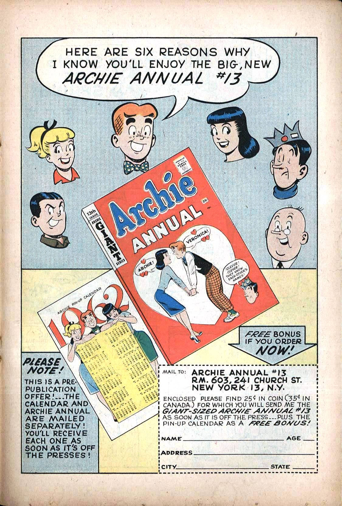 Read online Archie (1960) comic -  Issue #120 - 21