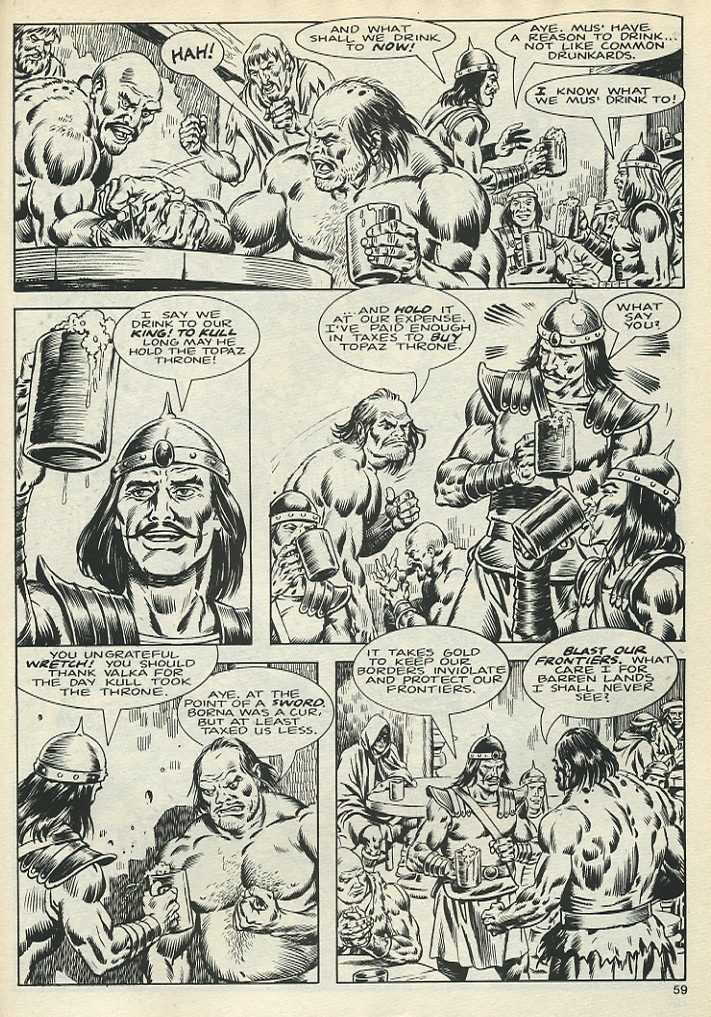 Read online The Savage Sword Of Conan comic -  Issue #137 - 60