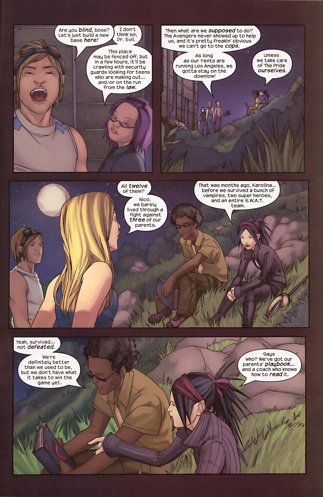 Read online Runaways (2003) comic -  Issue #14 - 20
