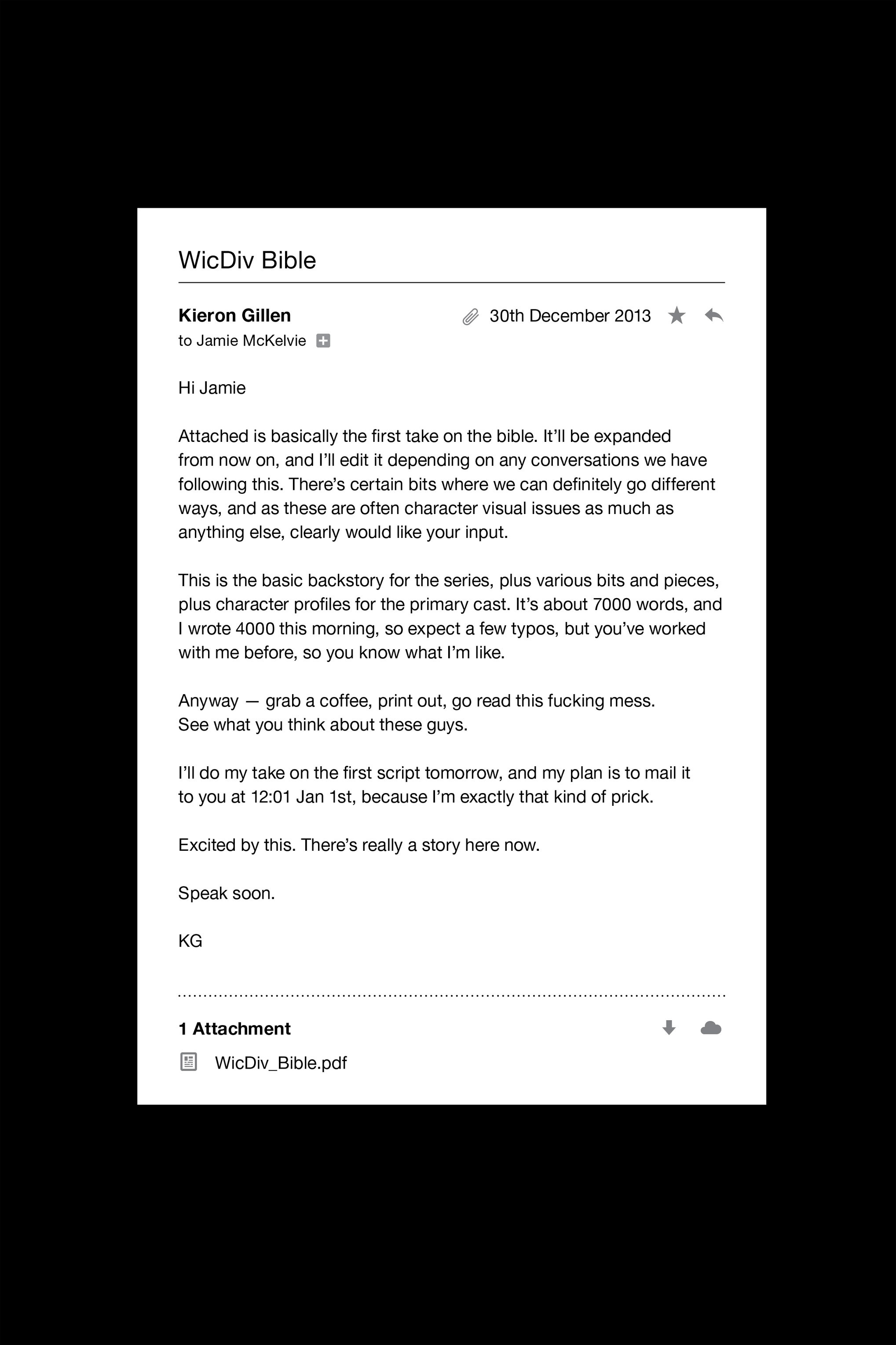 Read online The Wicked   The Divine: Book One comic -  Issue # Full (Part 2) - 144