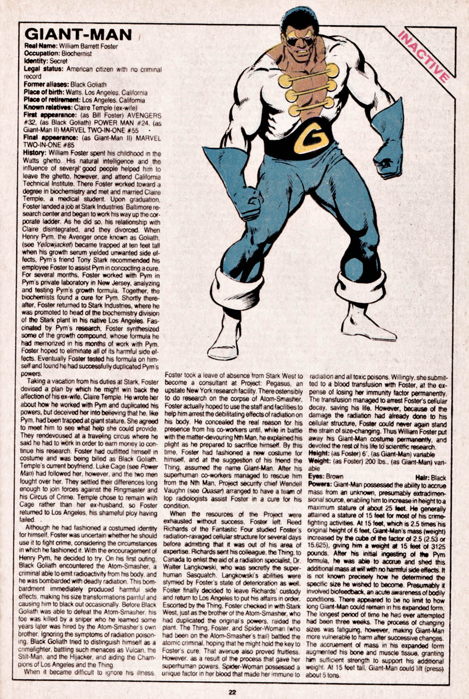 The Official Handbook of the Marvel Universe issue 13 - Page 23