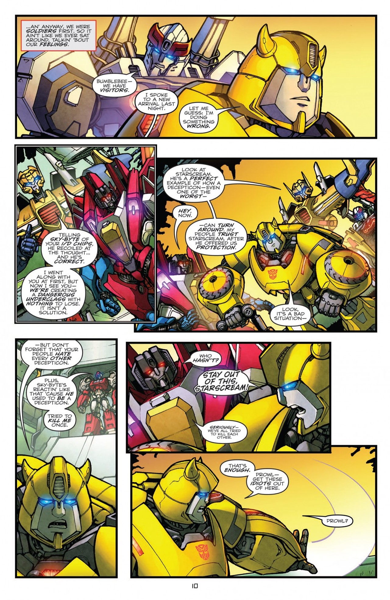 Read online Transformers: Robots In Disguise (2012) comic -  Issue #5 - 14