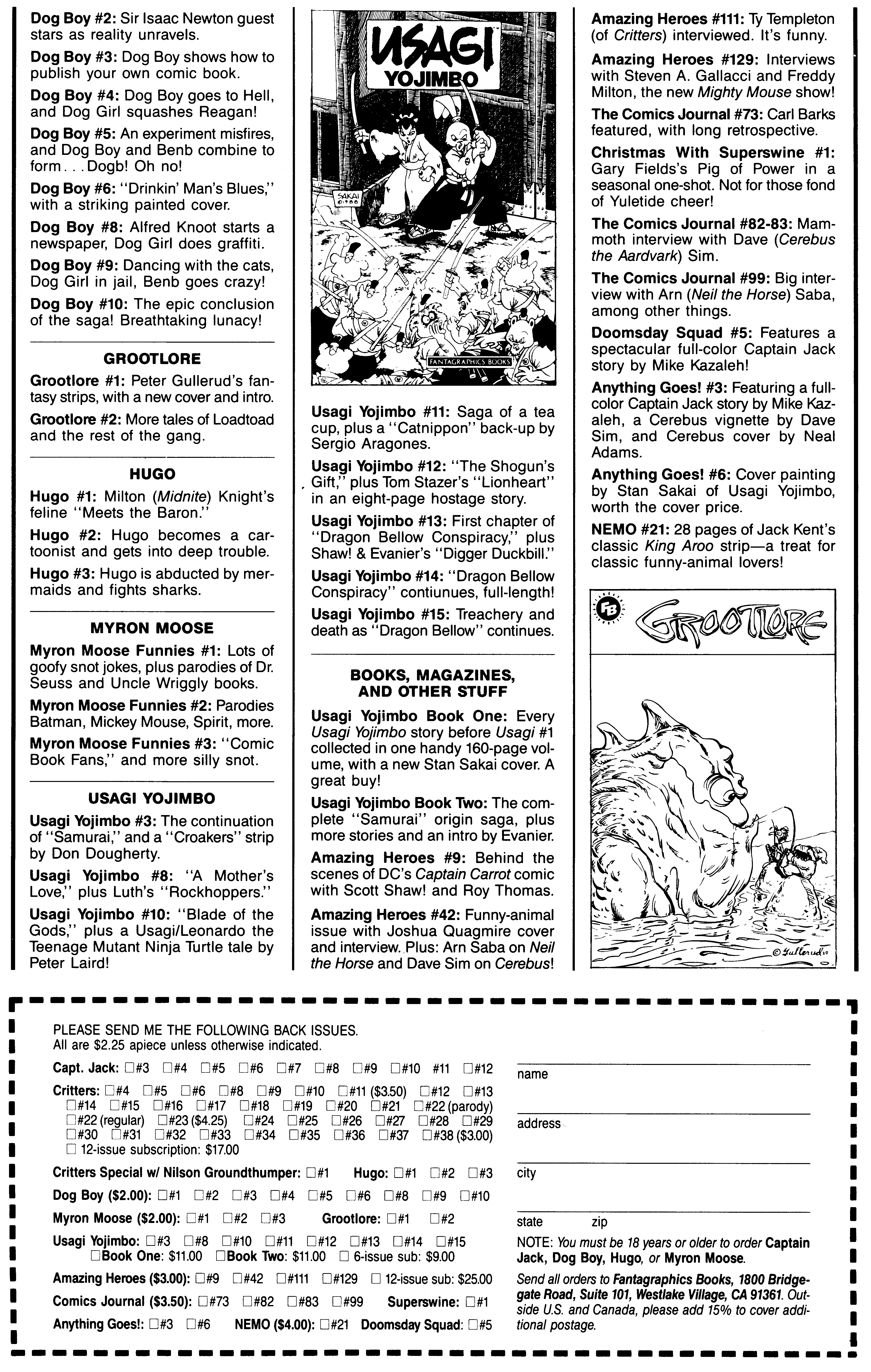 Read online Critters comic -  Issue #36 - 35