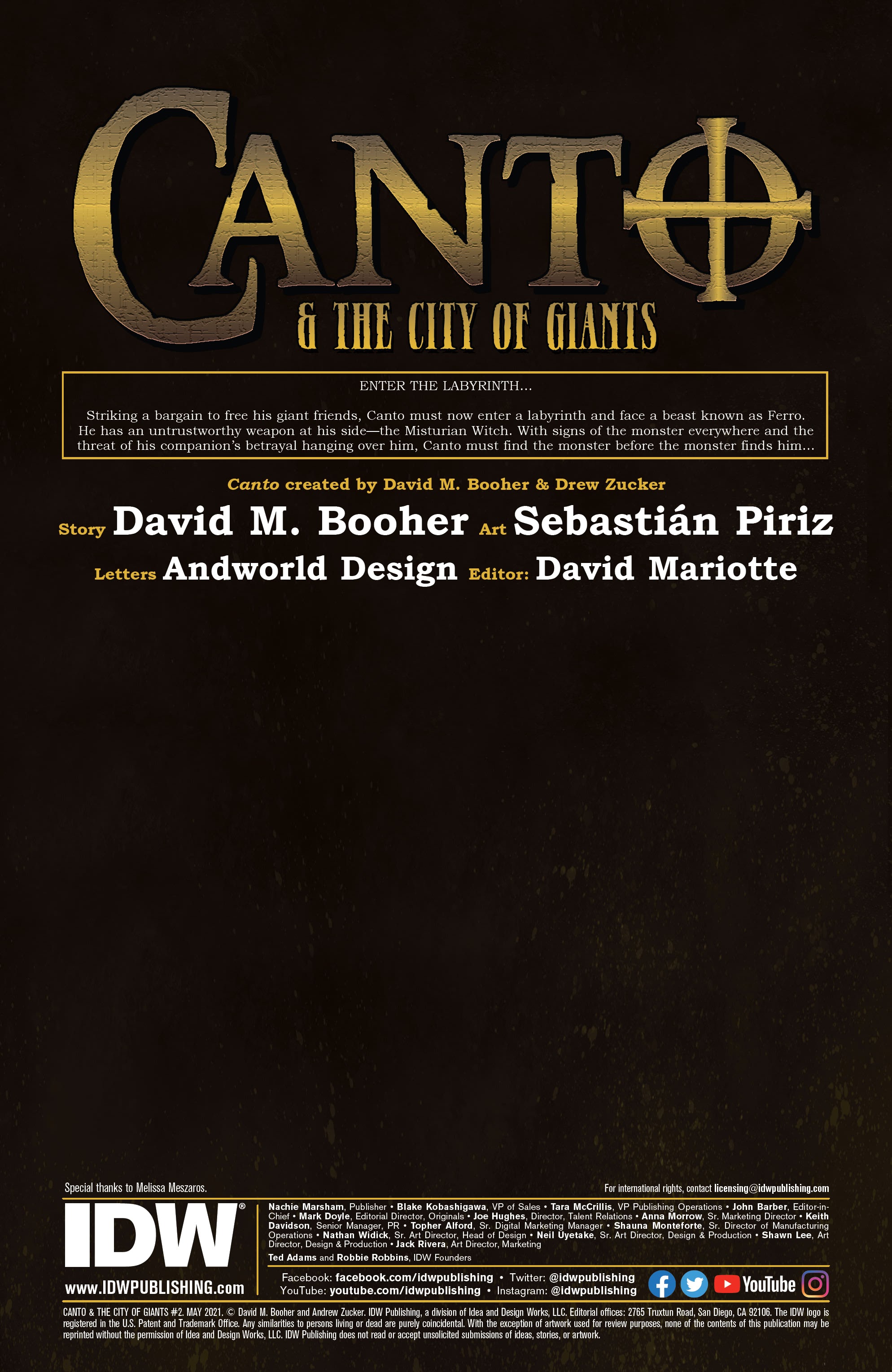 Read online Canto & The City of Giants comic -  Issue #2 - 2