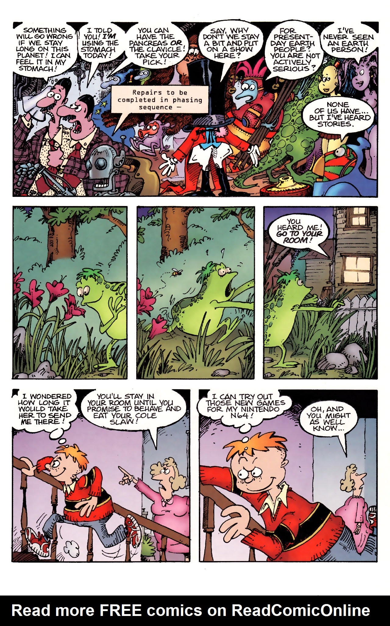 Read online Space Circus comic -  Issue #1 - 12