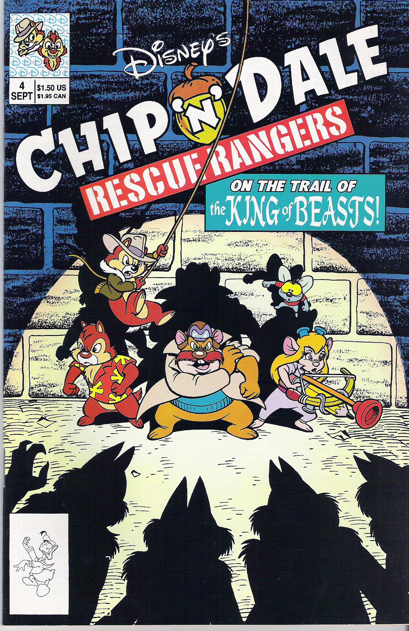 Read online Disney's Chip 'N Dale Rescue Rangers comic -  Issue #4 - 1