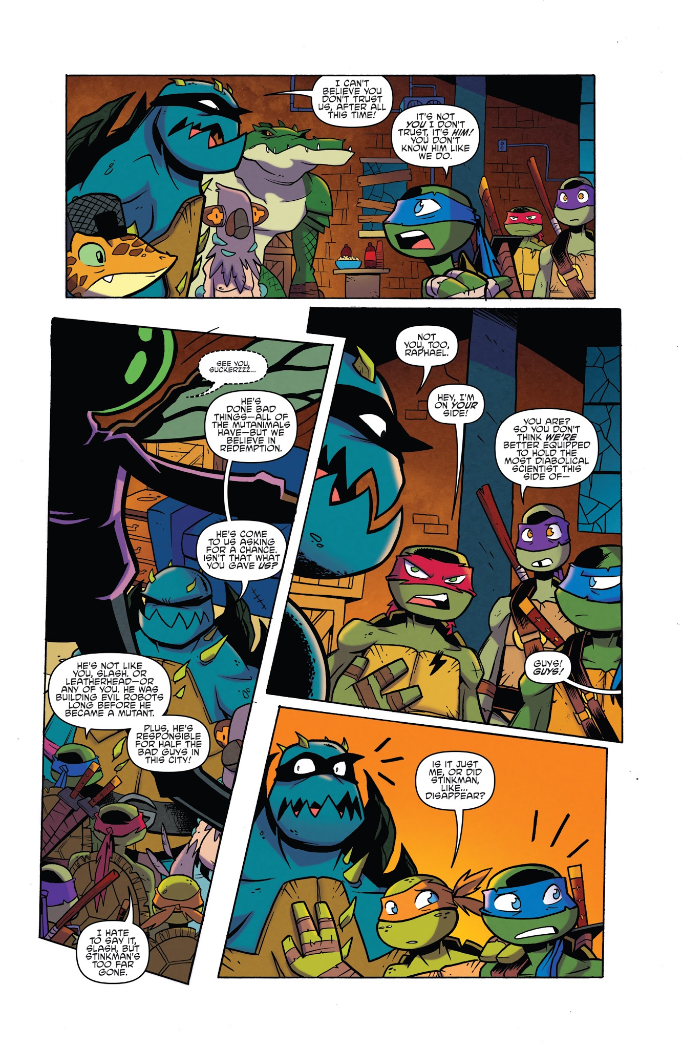 Read online Teenage Mutant Ninja Turtles Amazing Adventures: Robotanimals comic -  Issue #1 - 12
