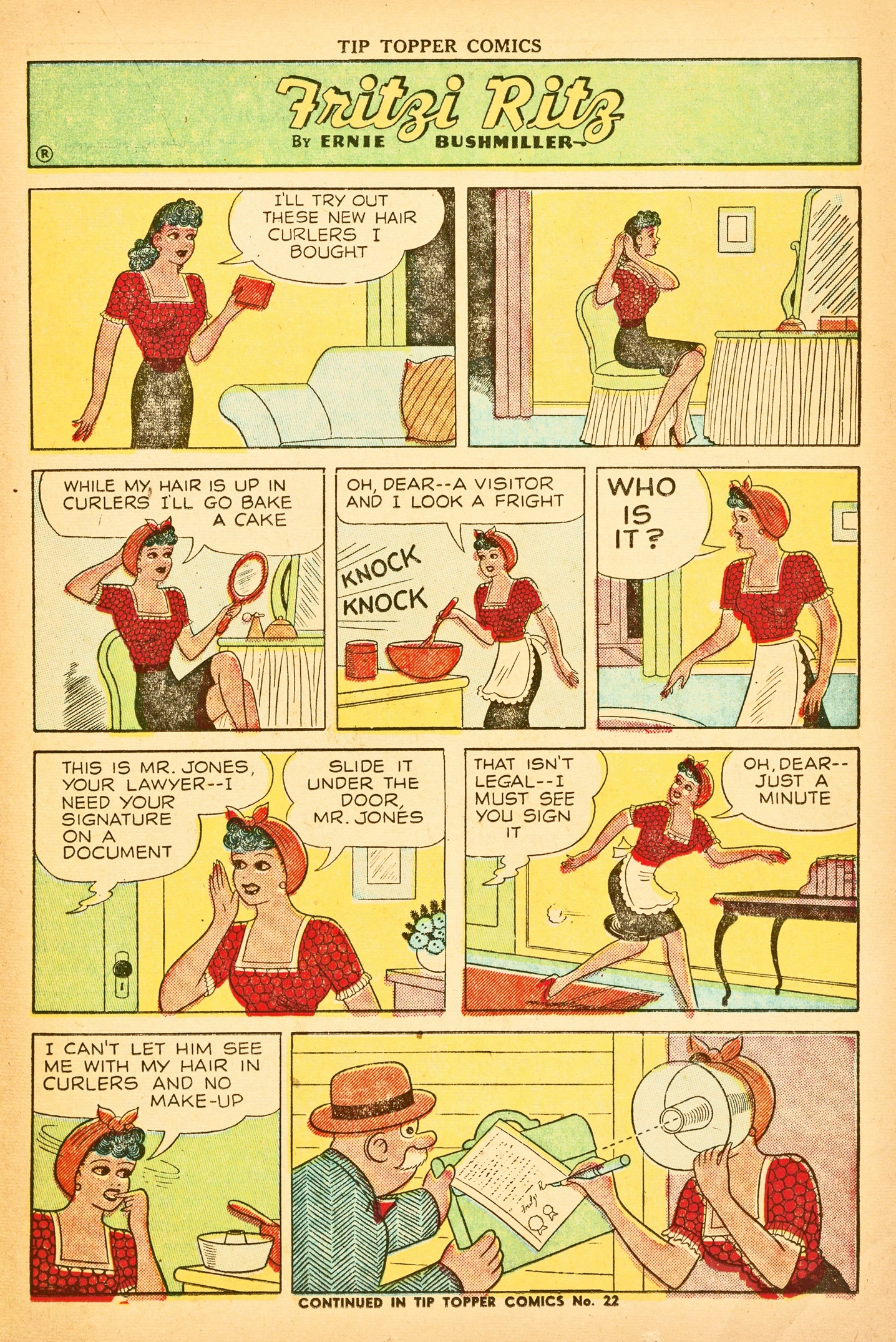 Read online Tip Topper Comics comic -  Issue #21 - 23