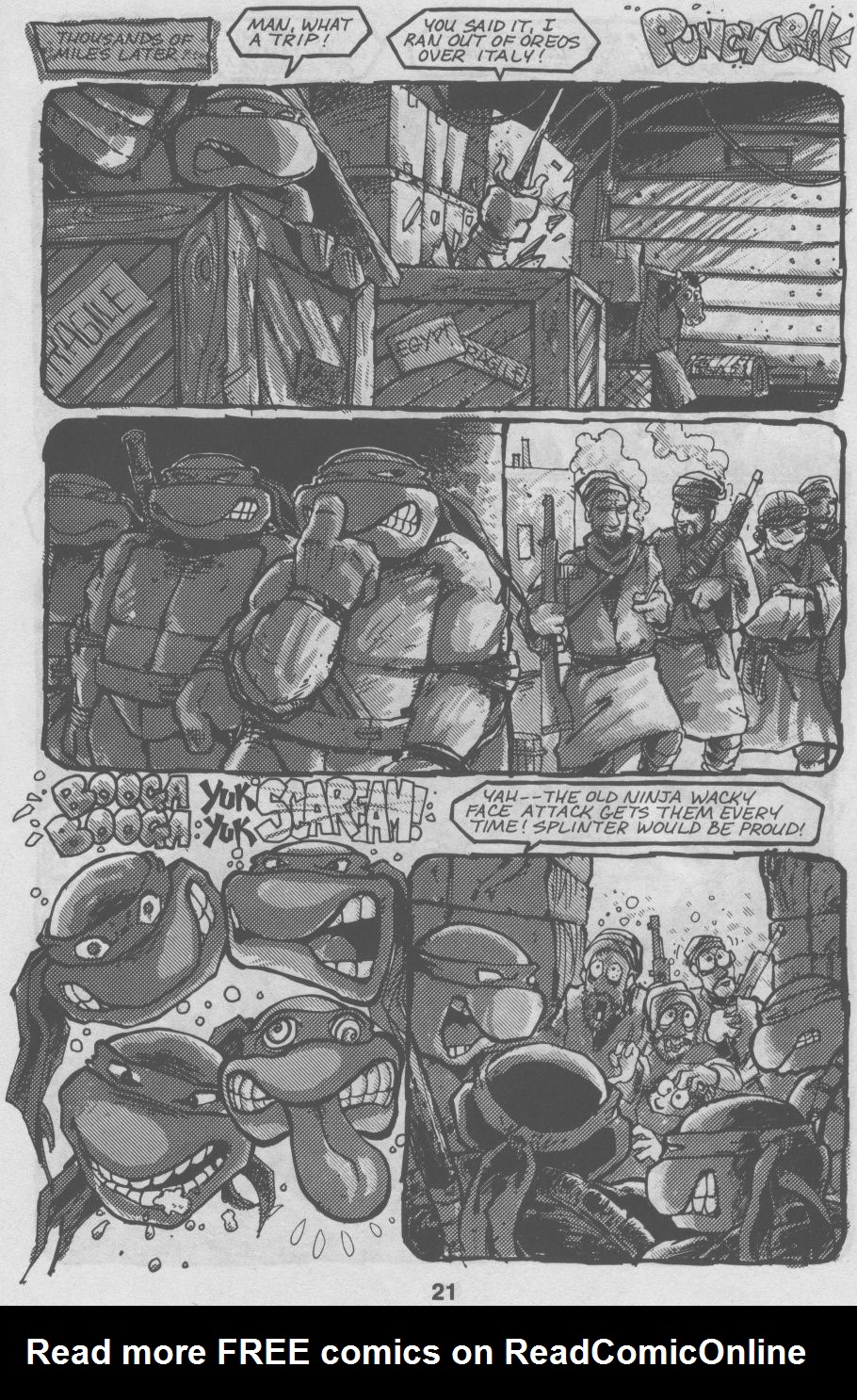 Read online Teenage Mutant Ninja Turtles (1984) comic -  Issue #32 - 21