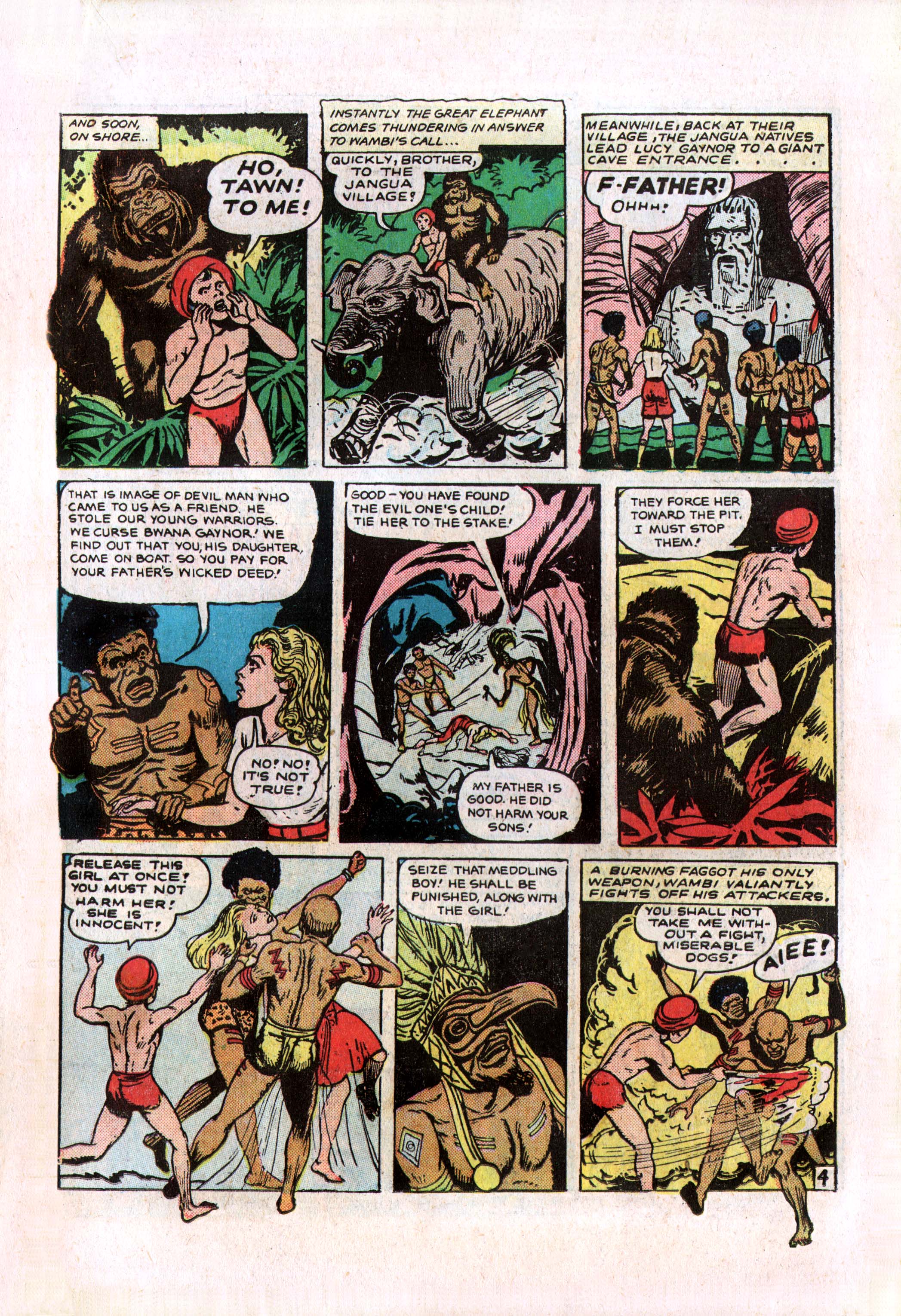 Read online Wambi Jungle Boy comic -  Issue #8 - 19