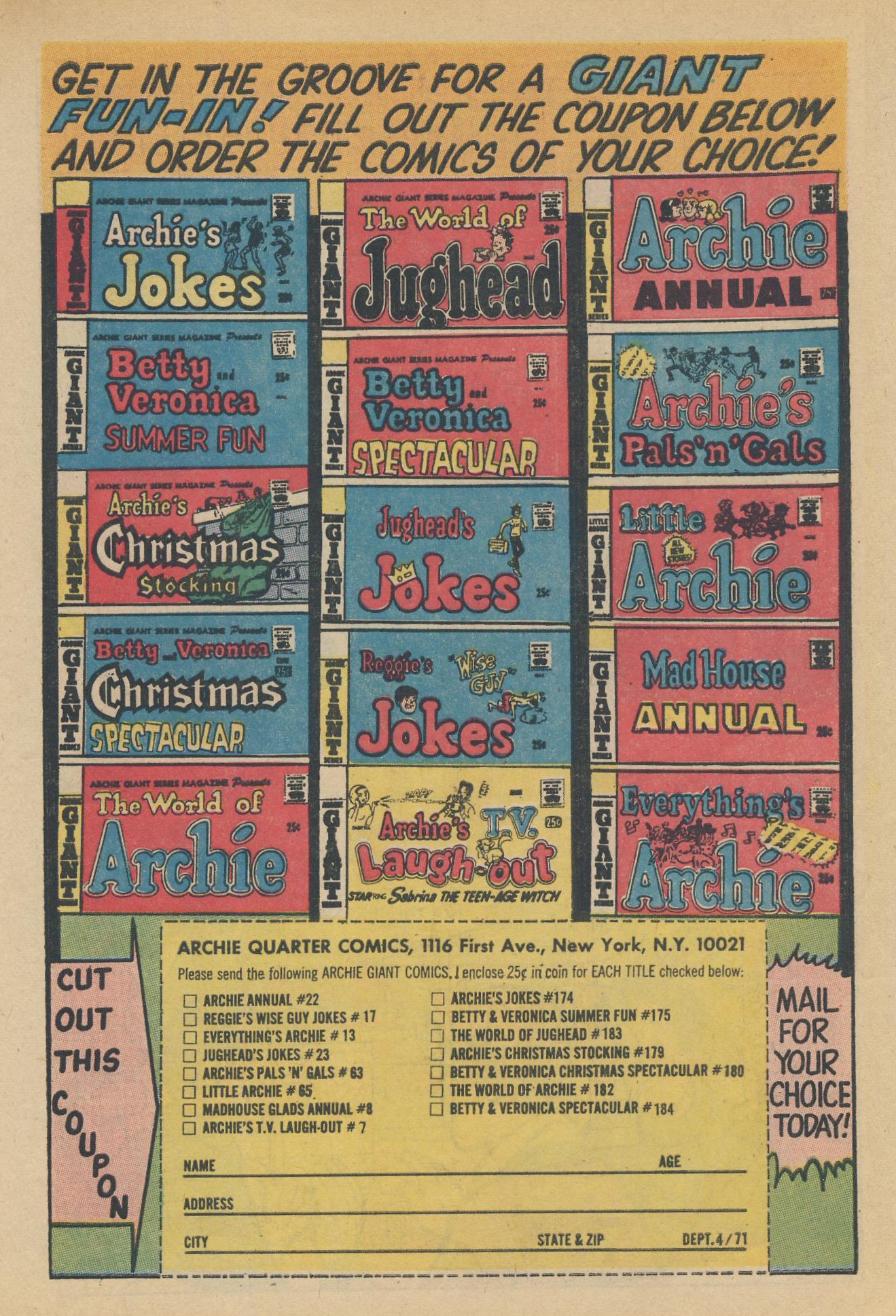 Read online Archie's Pals 'N' Gals (1952) comic -  Issue #63 - 43