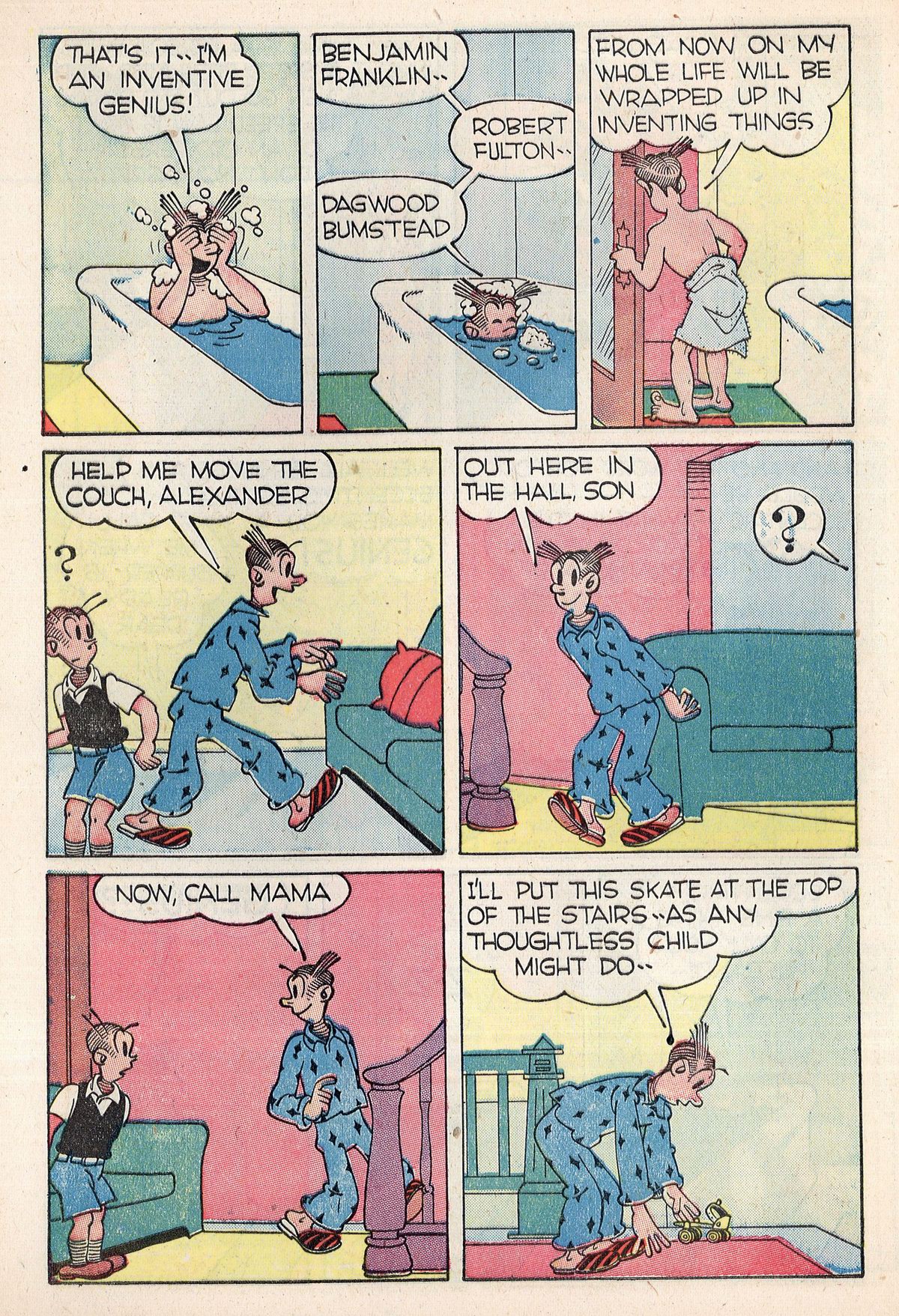 Read online Blondie Comics (1947) comic -  Issue #9 - 8