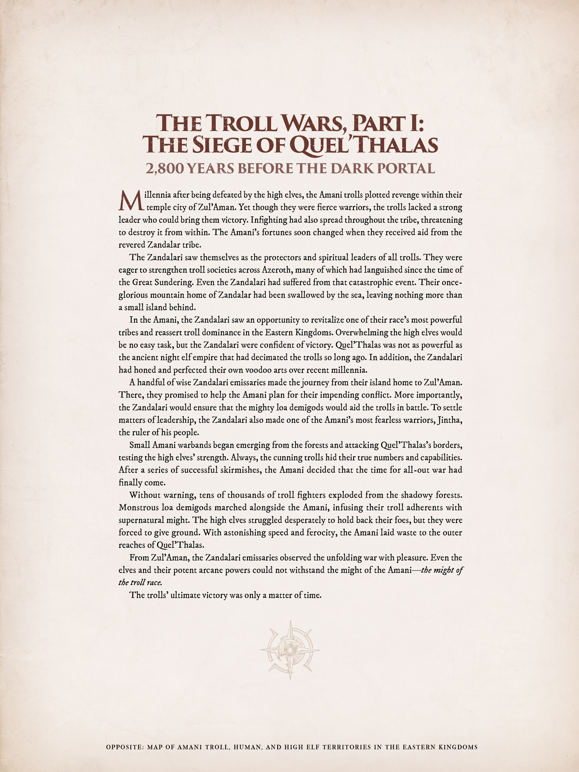 Read online World of Warcraft Chronicle Vol. 1 comic -  Issue # Full - 123