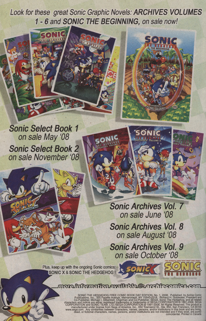 Read online Sonic the Hedgehog Free Comic Book Day Edition comic -  Issue # Special 2 - 34