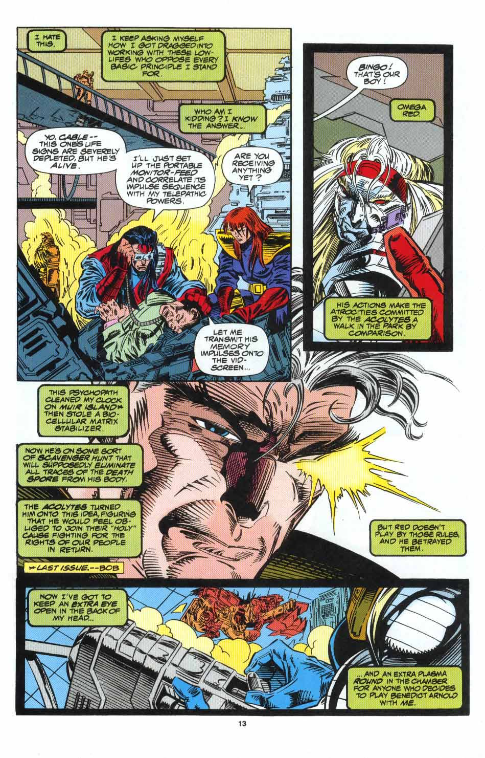 Read online Cable (1993) comic -  Issue #10 - 13