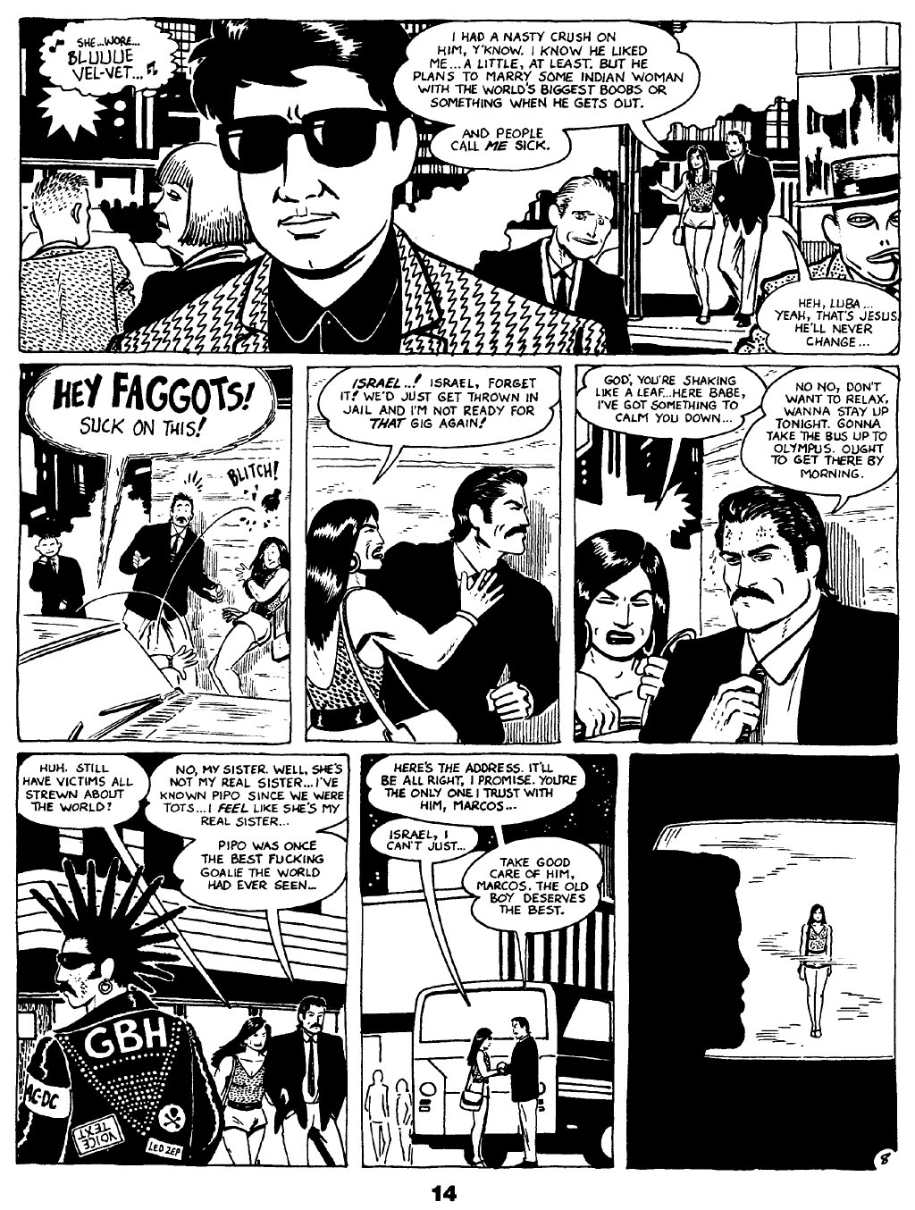 Read online Love and Rockets (1982) comic -  Issue #19 - 16