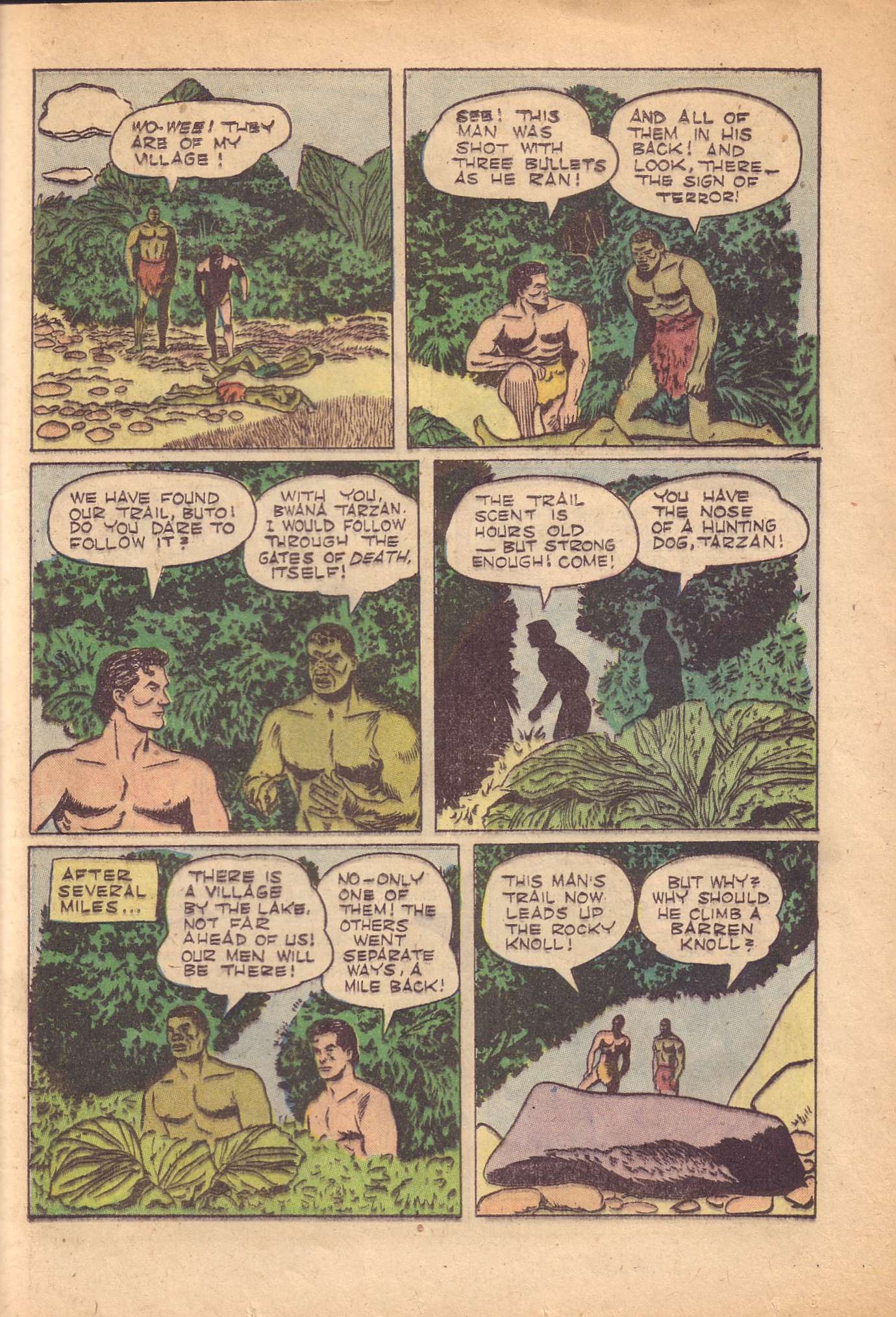 Read online Tarzan (1948) comic -  Issue #50 - 33