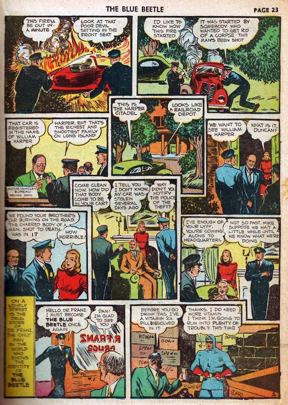 Read online The Blue Beetle comic -  Issue #11 - 25